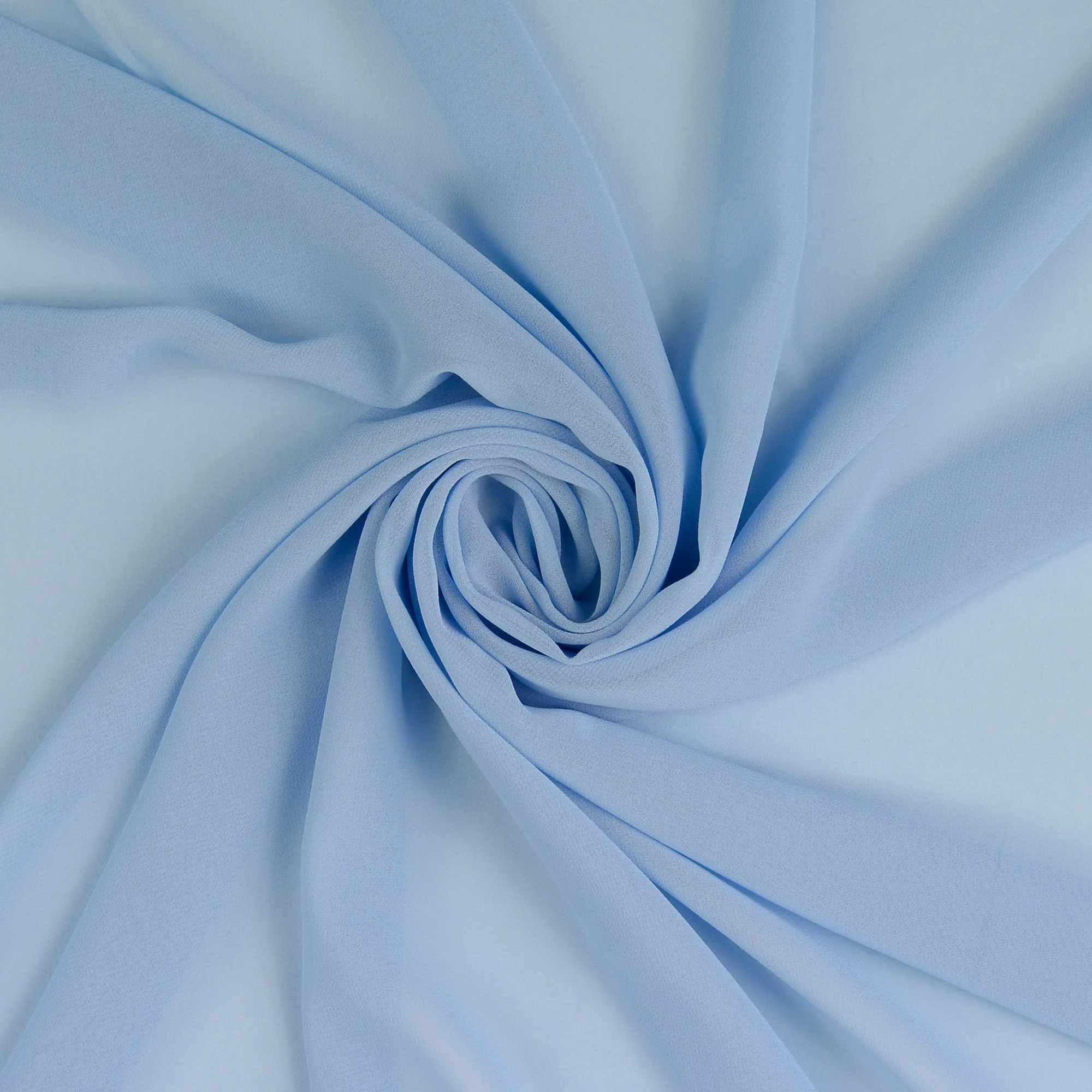 Chiffon - Polyester - Matt - Sky blue - 7029