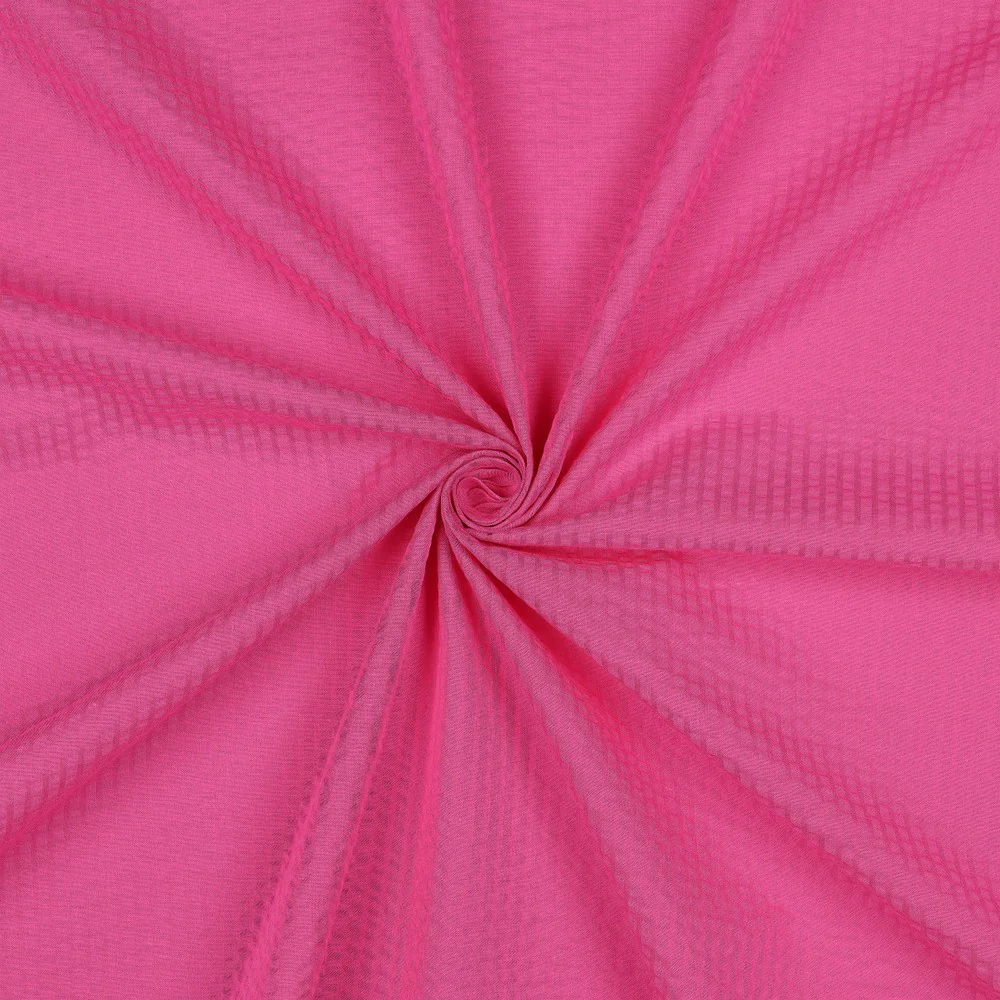 Cotton - Jaquard - Seersucker - Fuchsia - 004
