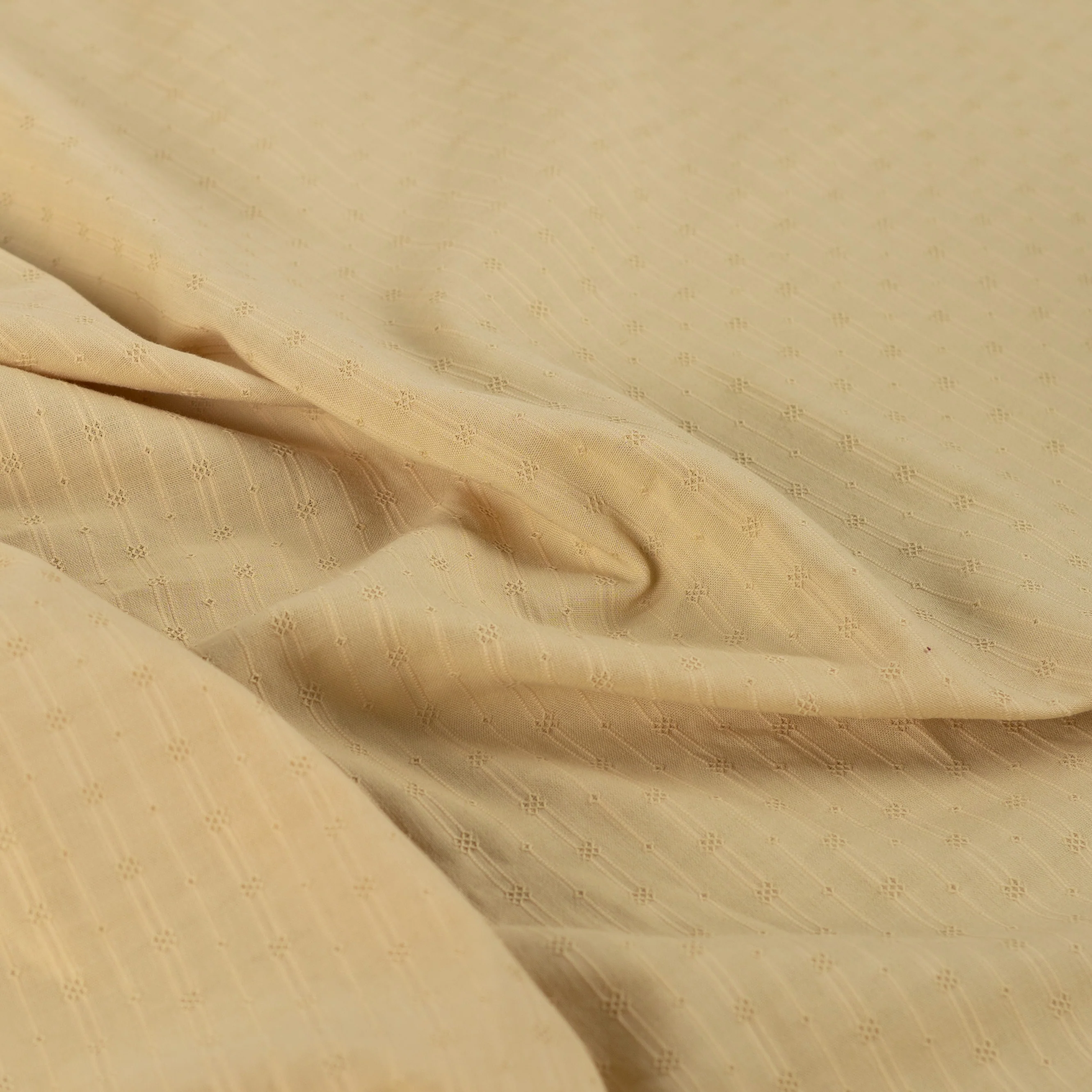 Cotton - Woven hollow structure - Natural - 03.530 - Image 5