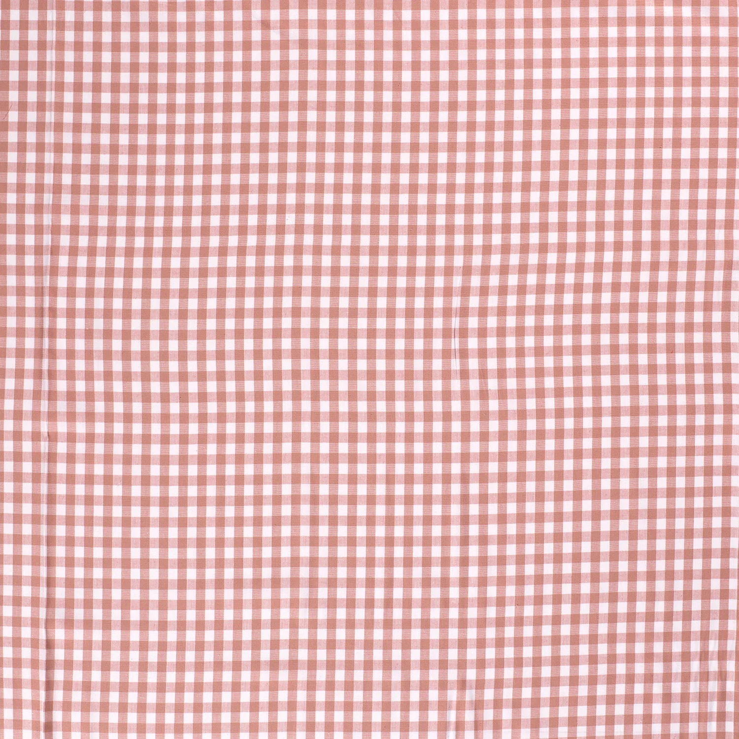 Cotton - Yarn dyed - Poplin - Check - Medium - Old pink - 014 - Image 3