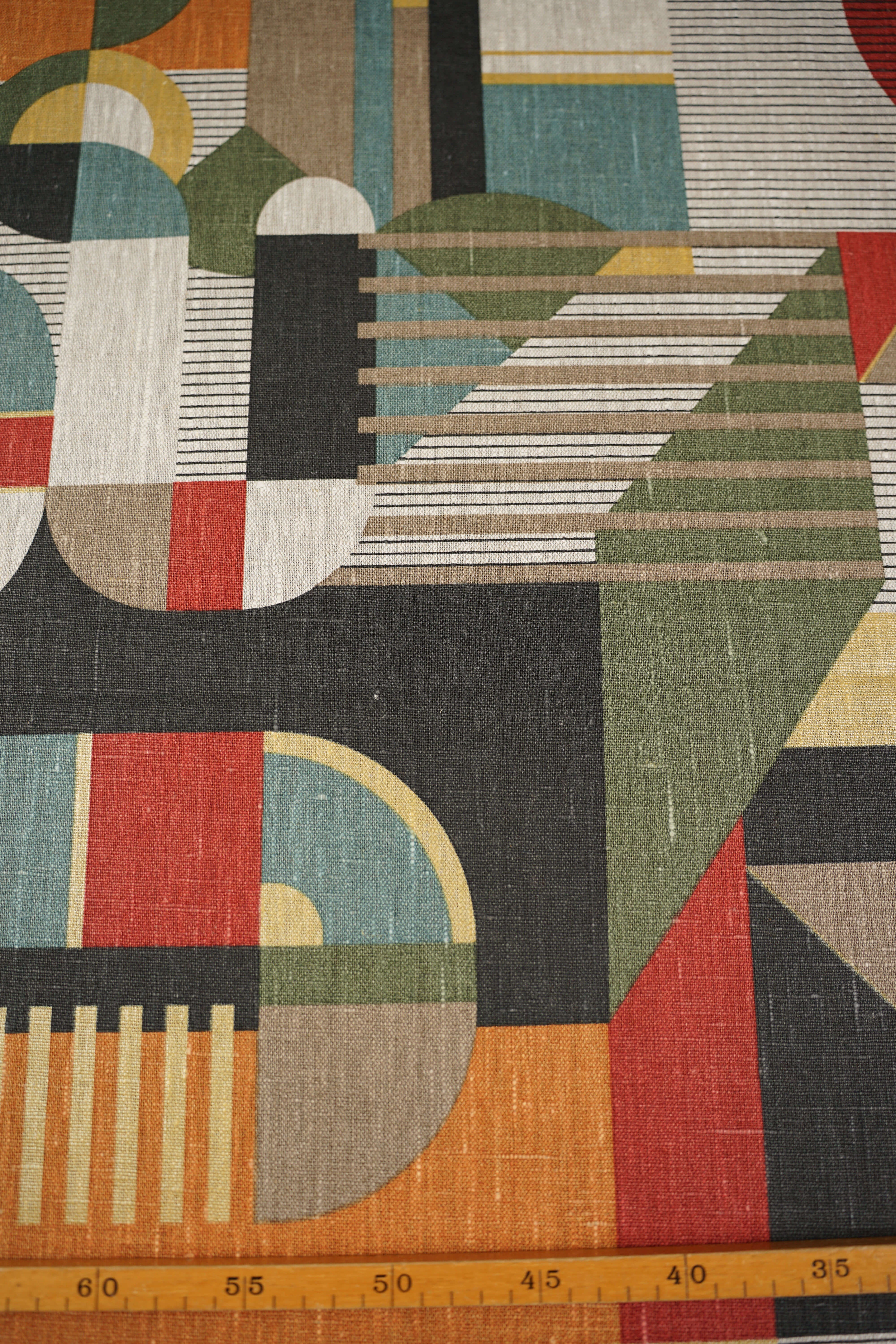 Curtain fabric - Linen - Patterned - Abstract - Bauhaus - Image 5