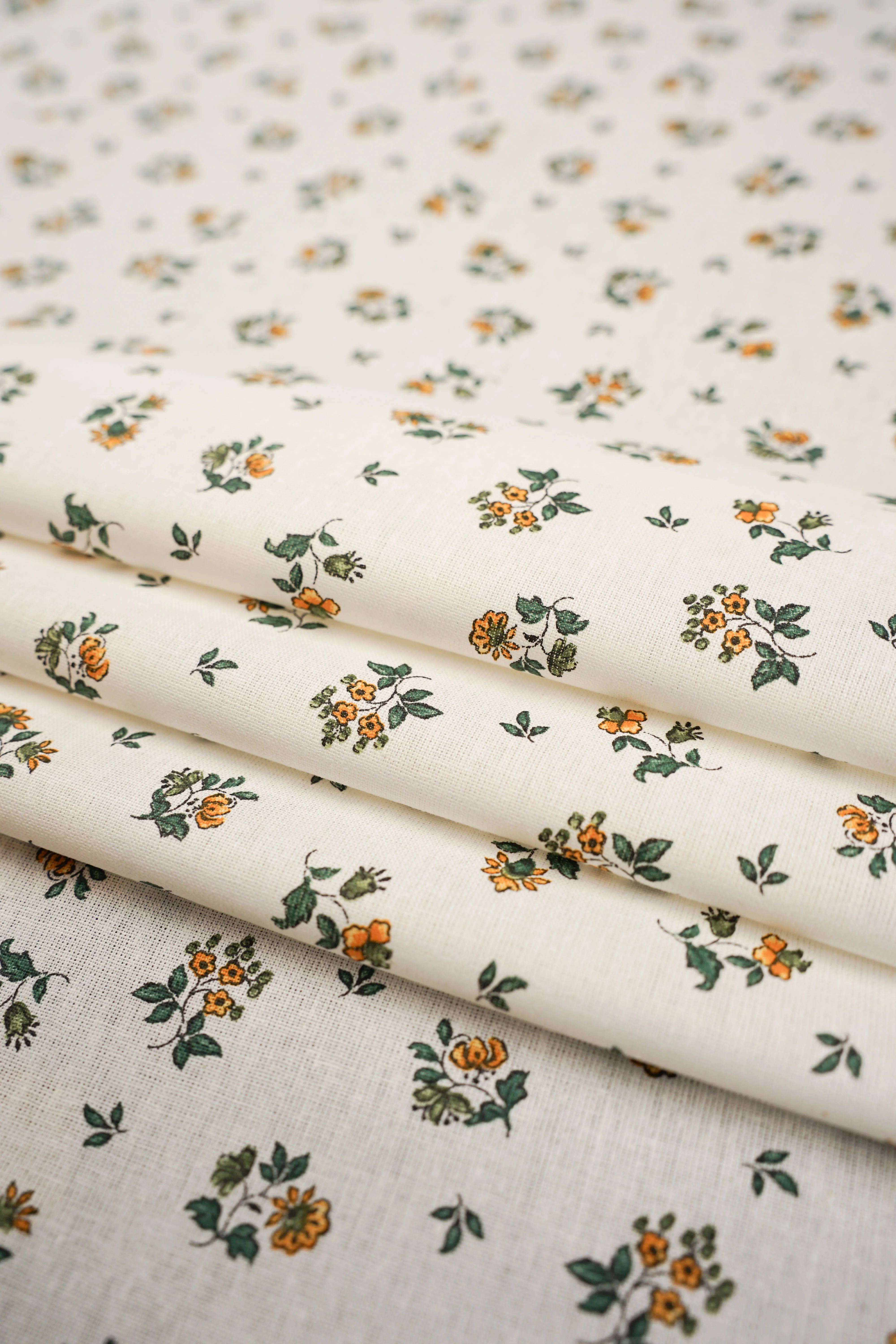 Curtain fabric - Provençal - Patterned - Cotton - Figuerolles All over - 05.004
