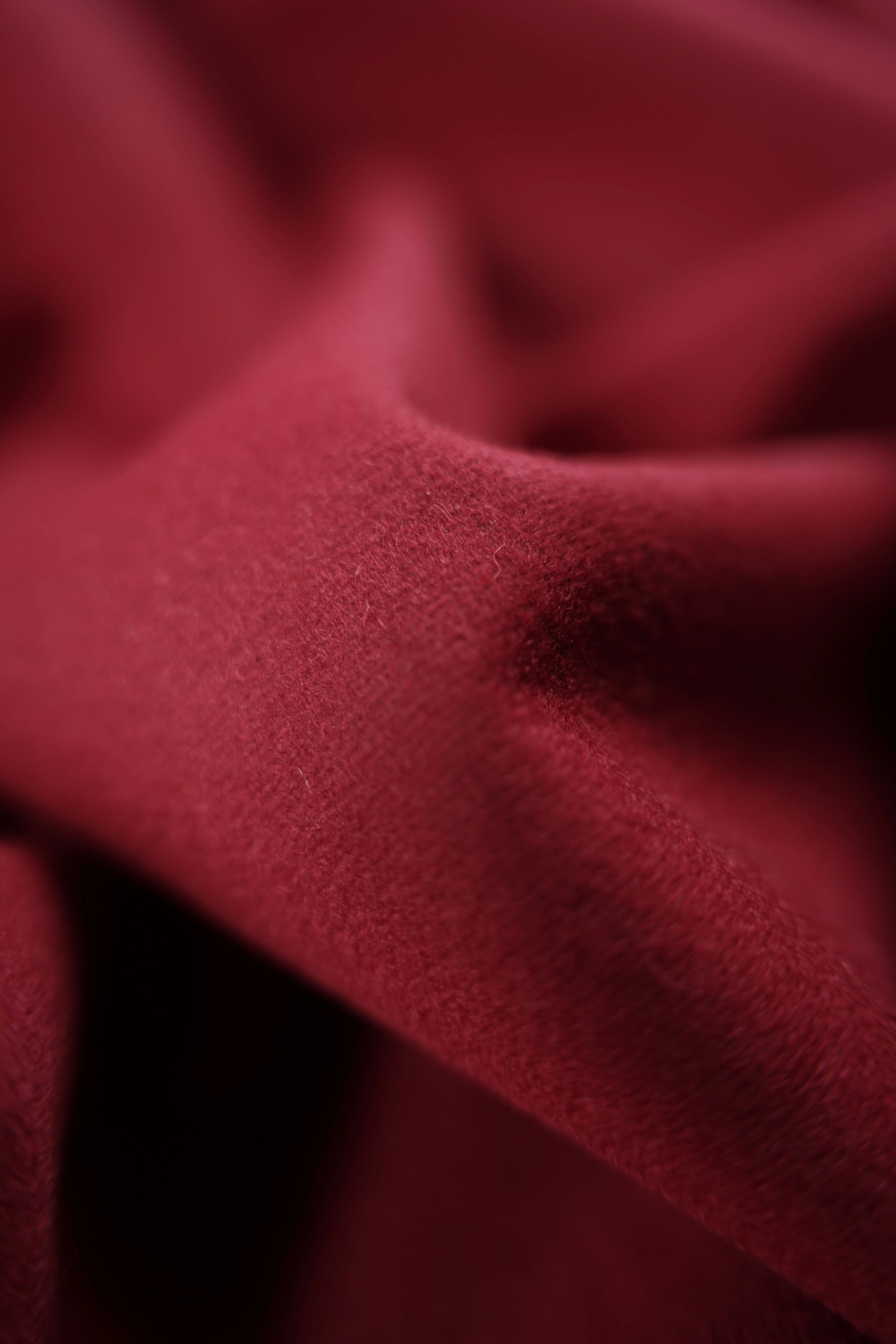 Deadstock - Coat - Wool, Synthetic backing - Red/Black - DY138 - Image 4