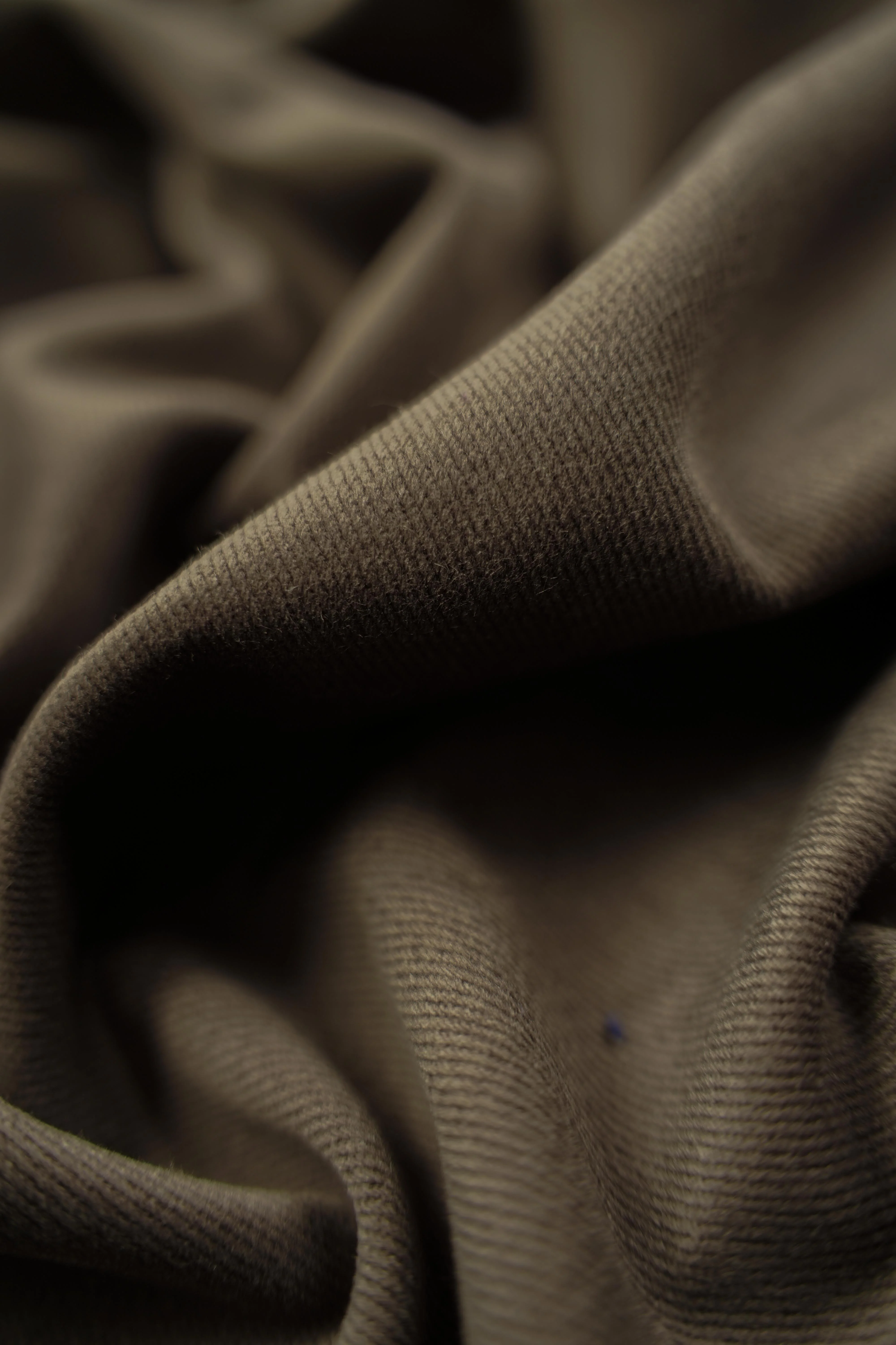 Deadstock - Cotton - Twill - Brushed - Mole - DI51 - Image 3