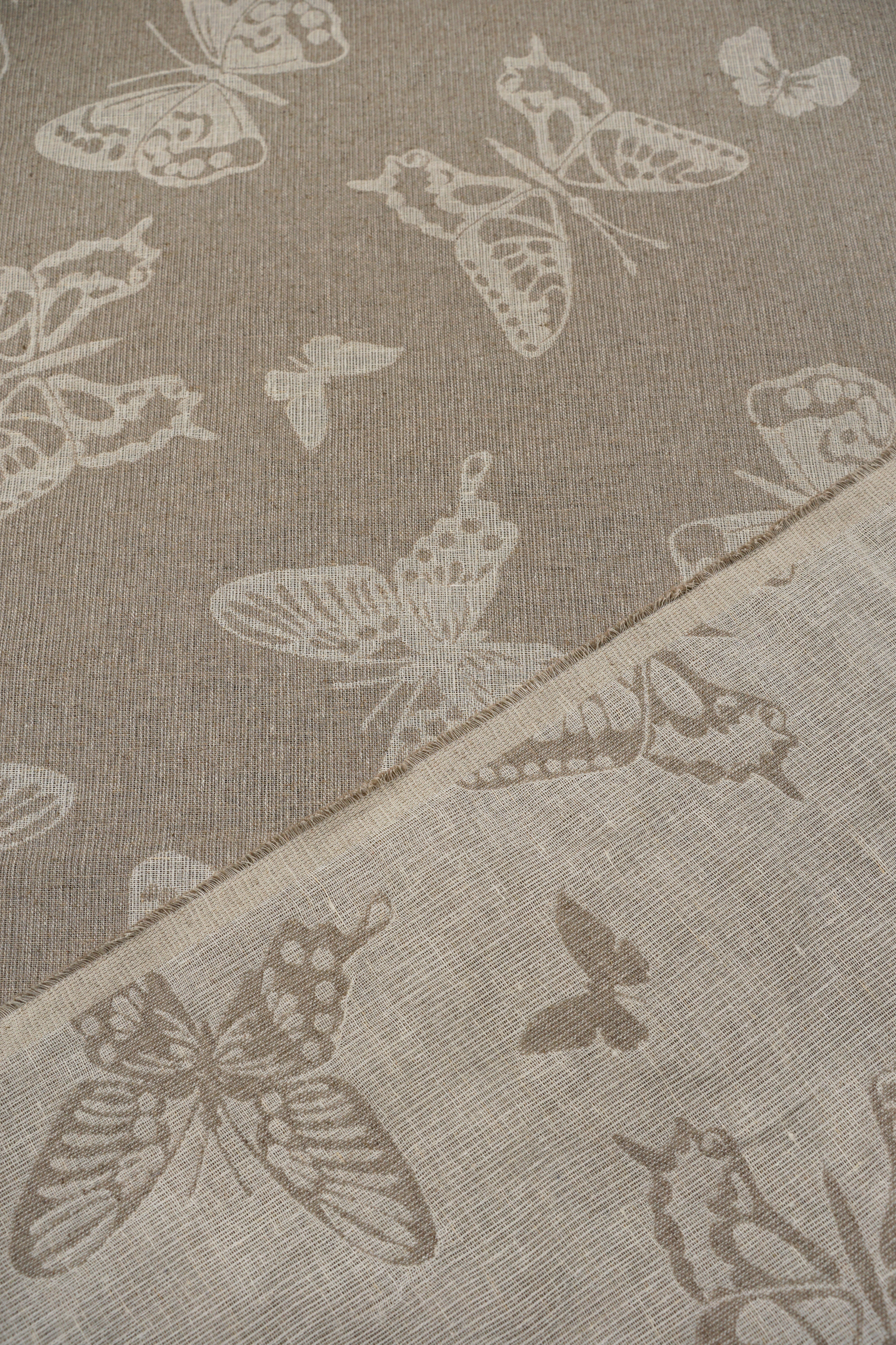 Deadstock - Interior - Linen - Butterflies - Nature - DI41 - Image 4