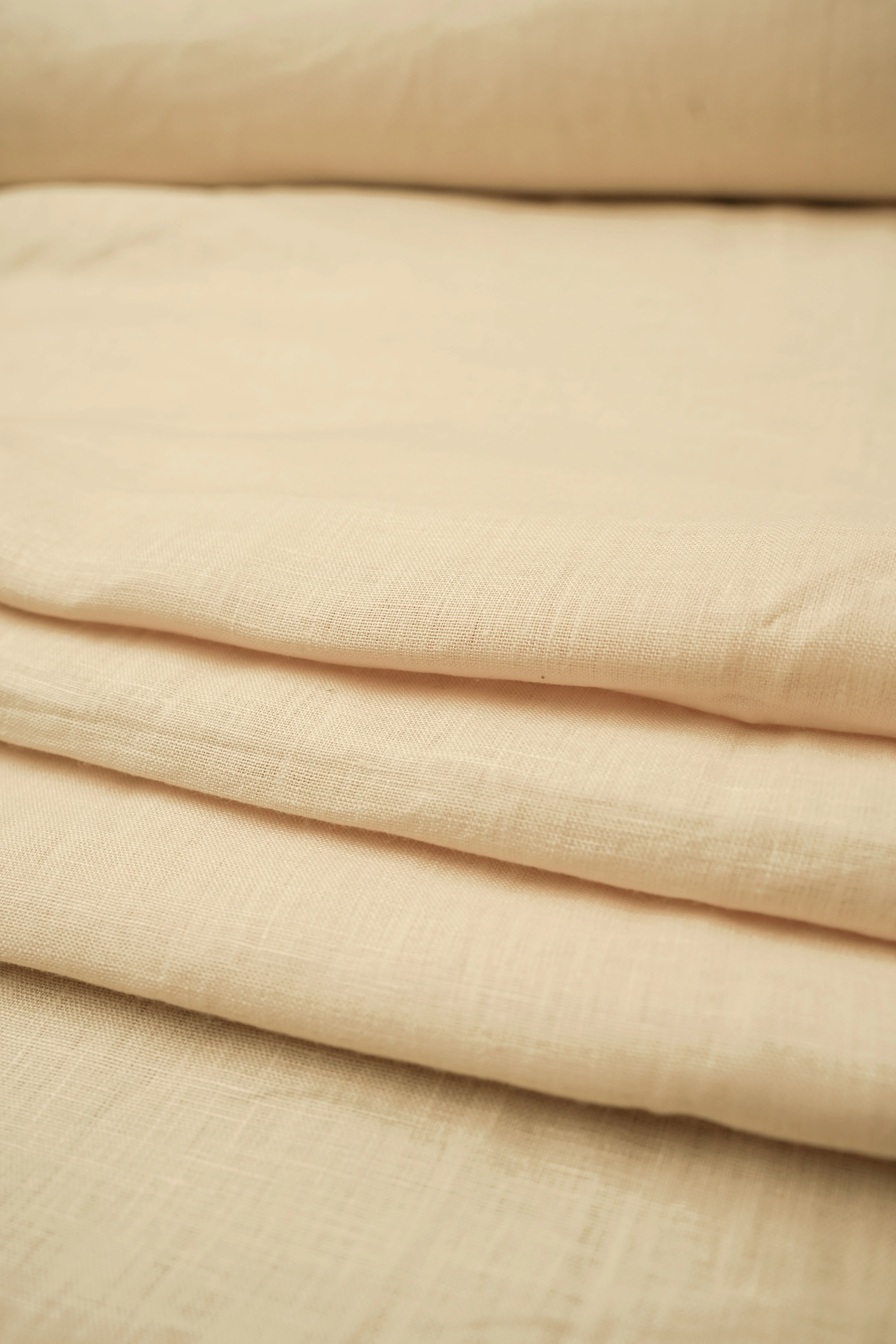 Deadstock - Linen - Double width - 285 cm - Cream - DI32 - Image 2