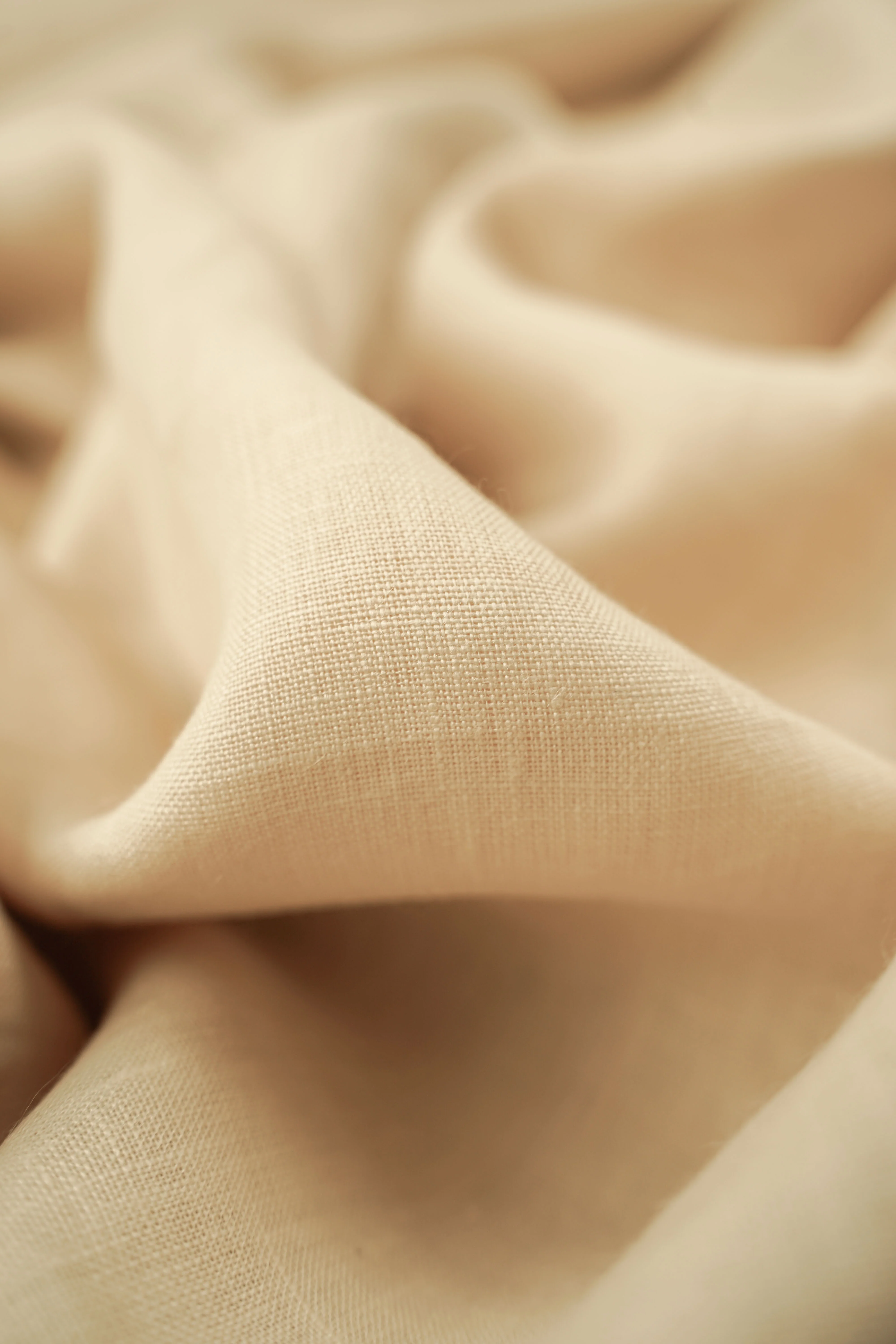 Deadstock - Linen - Double width - 285 cm - Cream - DI32 - Image 3