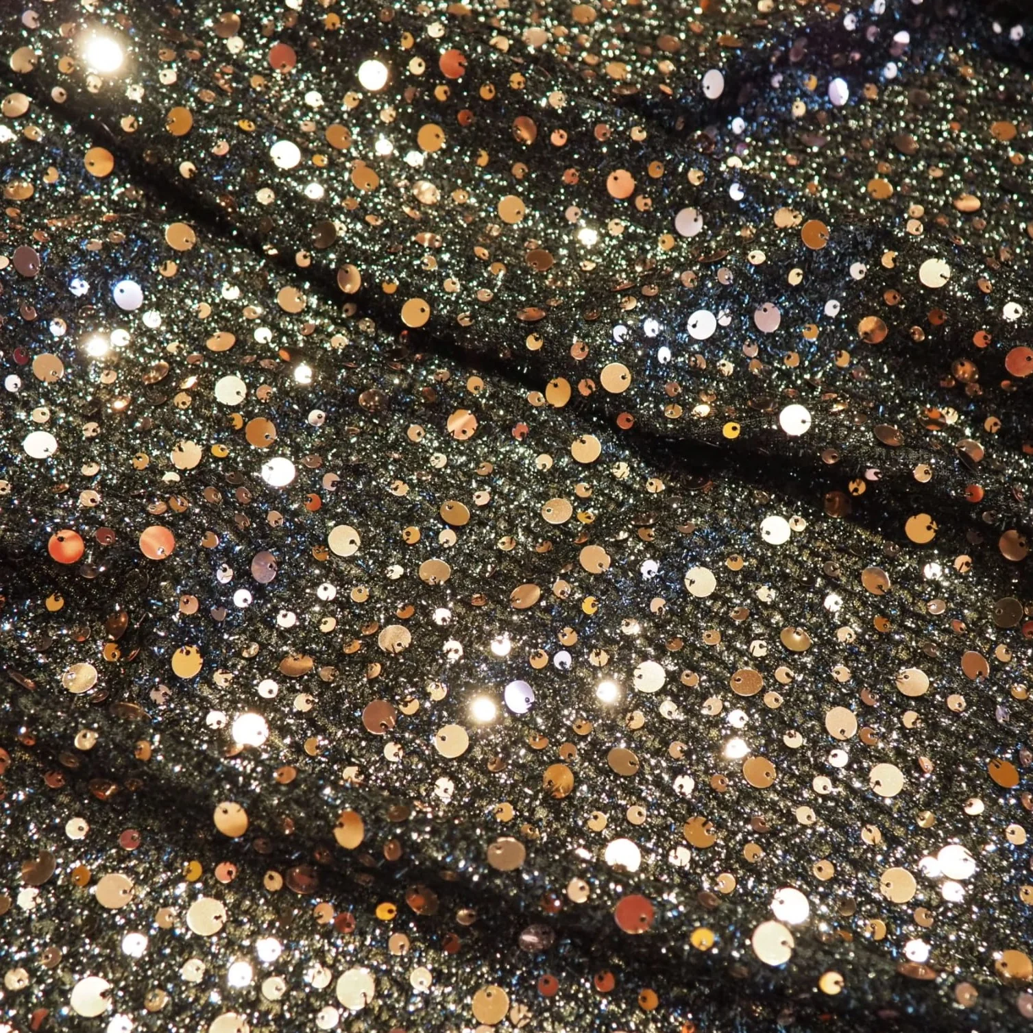 Deadstock - Sequins - Big tiny - Bronze
