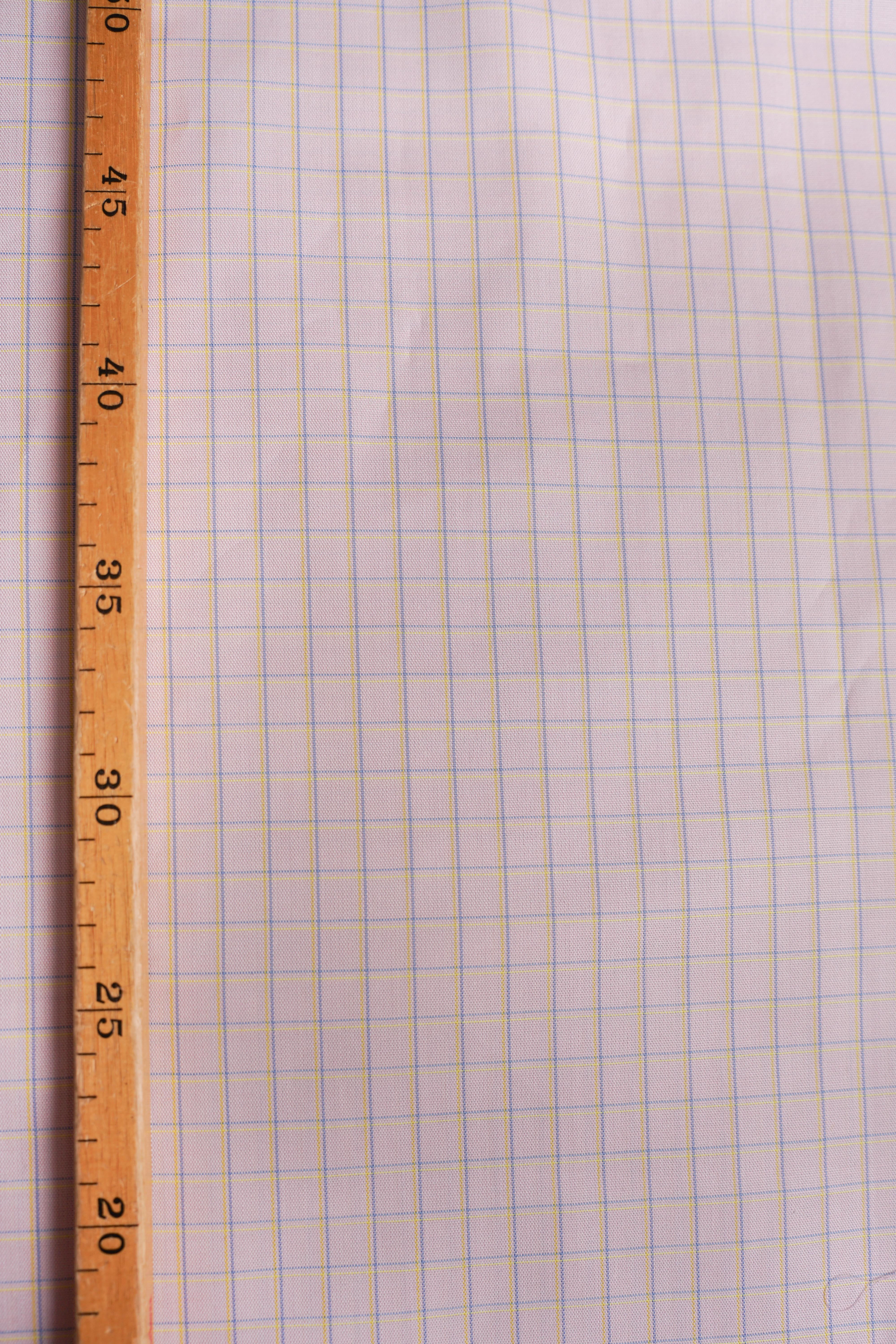 Deadstock - Shirt Fabric - Cotton - Check - Pink - DS233 - Image 3