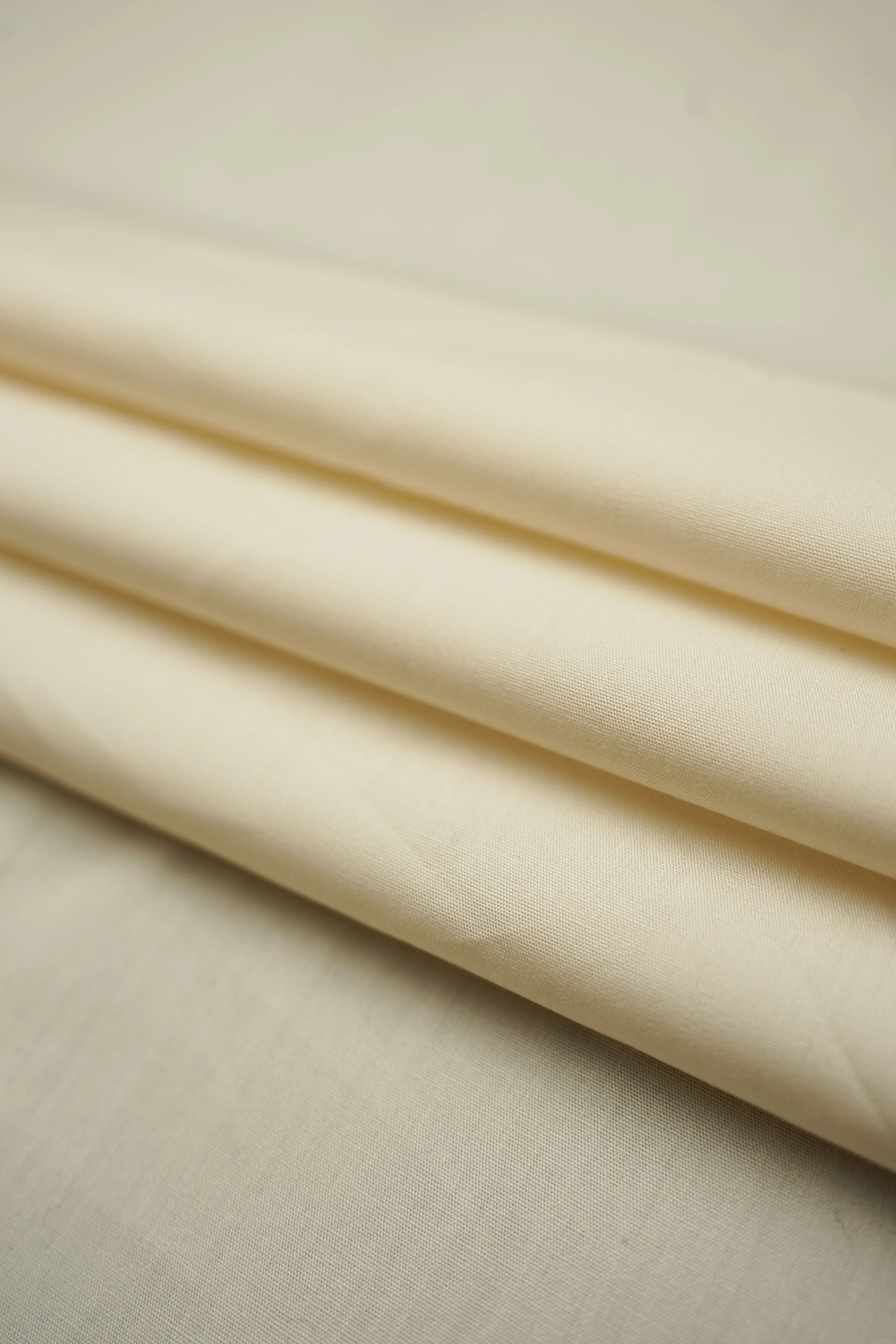 Deadstock - Shirt Fabric - Cotton - Cream - DS153 - Image 2