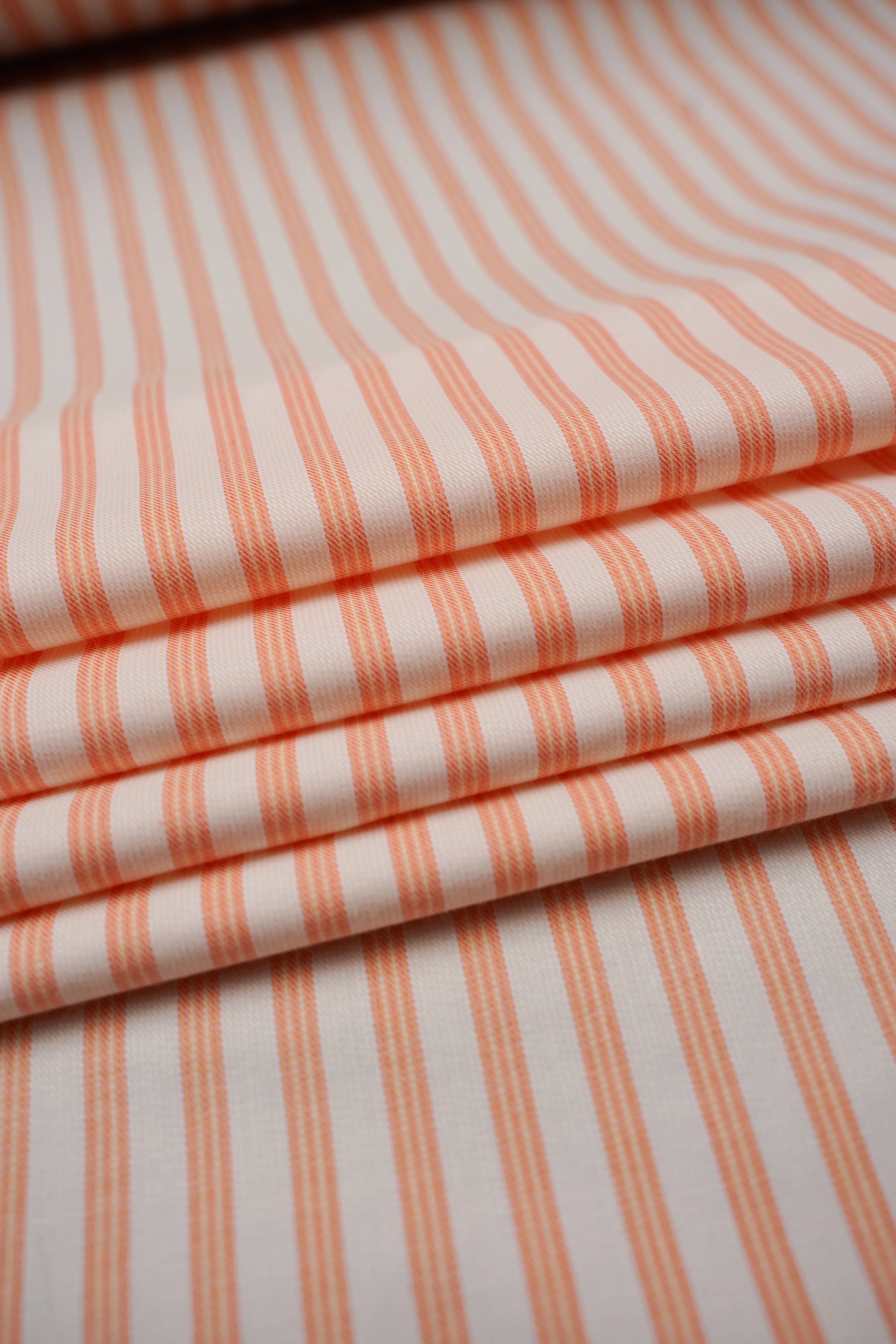 Deadstock - Shirt Fabric - Cotton - Incredibly Soft - Orange - DS128 - Image 2