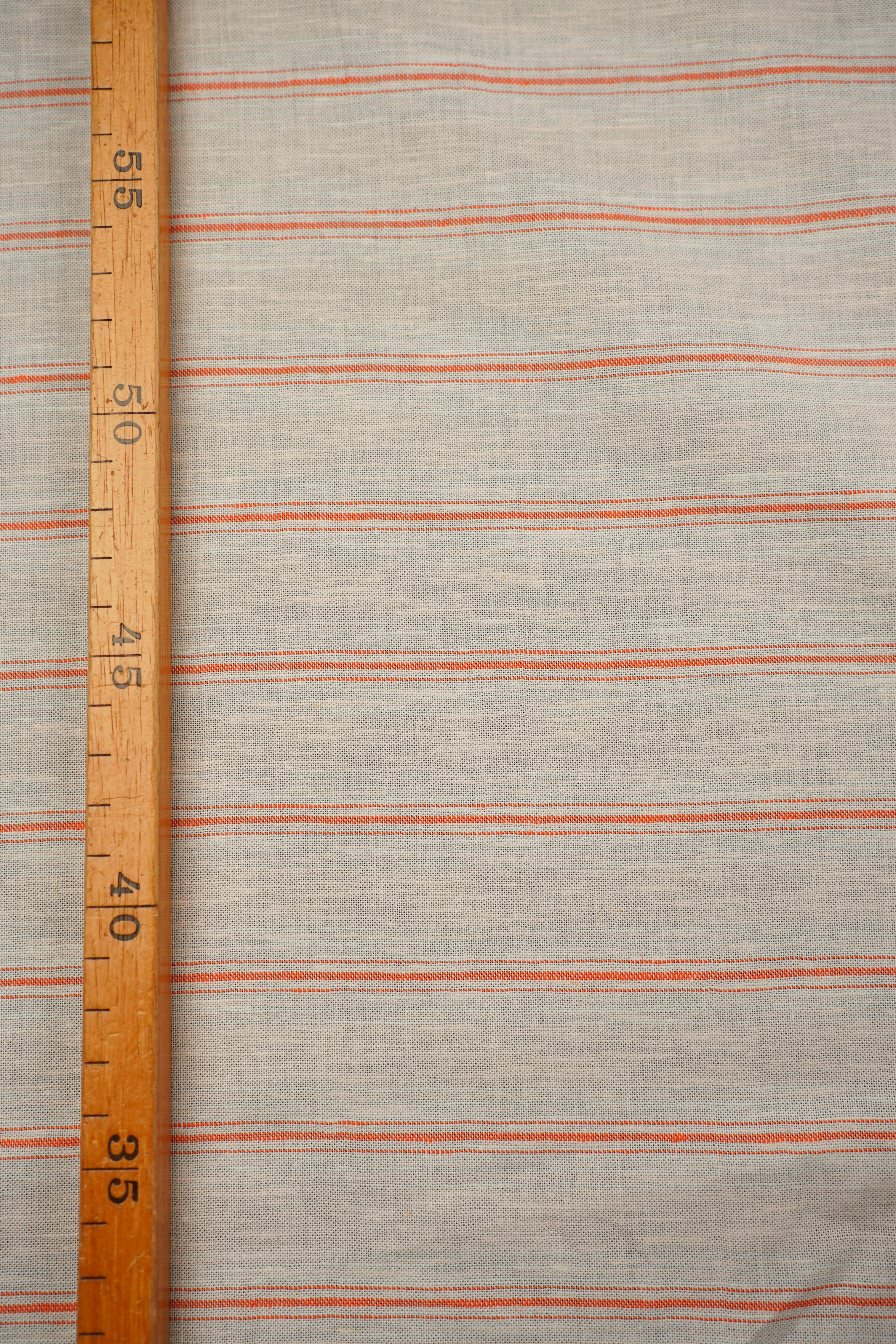 Deadstock - Shirt Fabric - Cotton - Orange, Peach - DS154 - Image 3