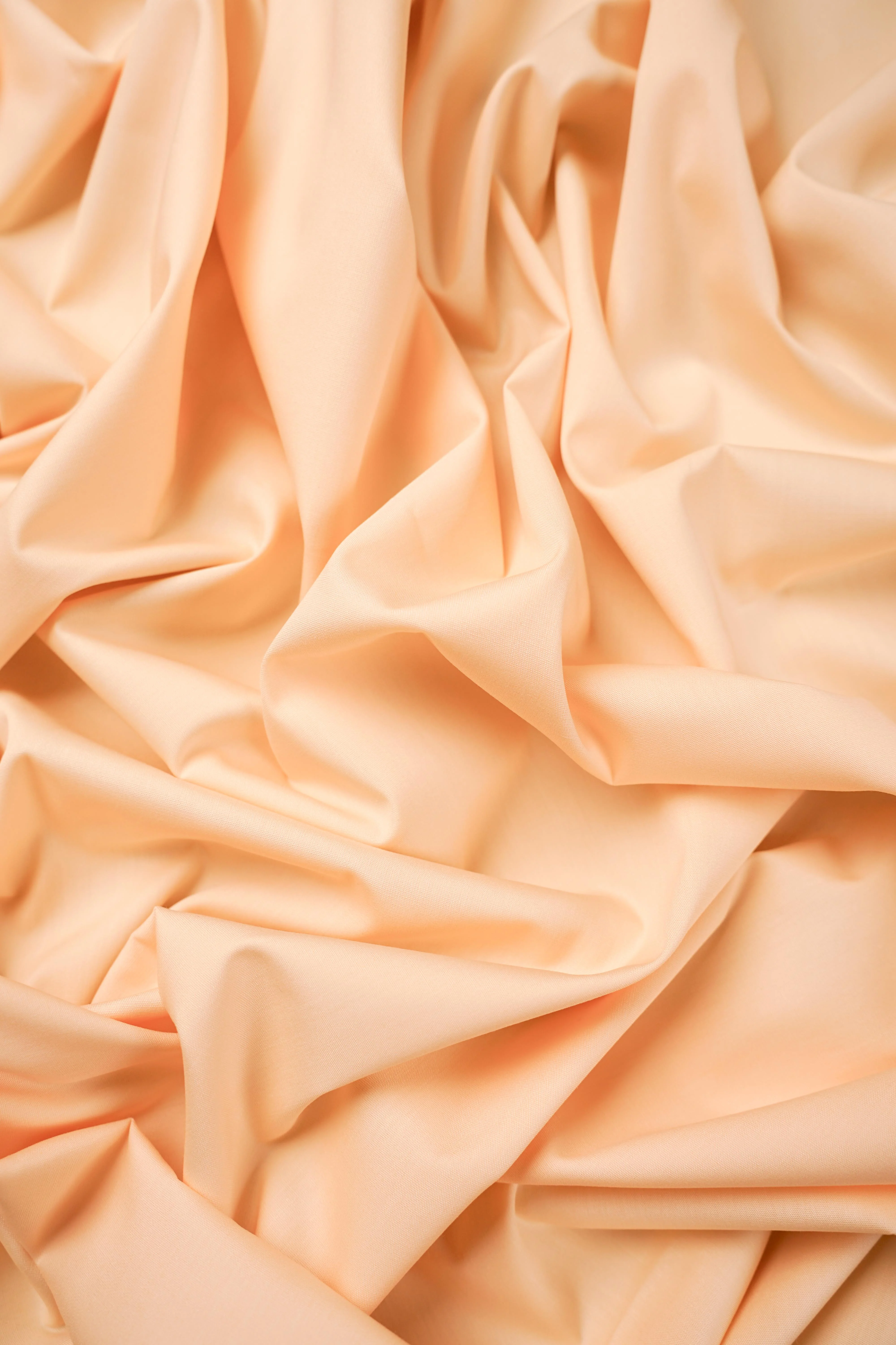 Deadstock - Shirt Fabric - Cotton - Peach - DS226 - Image 2