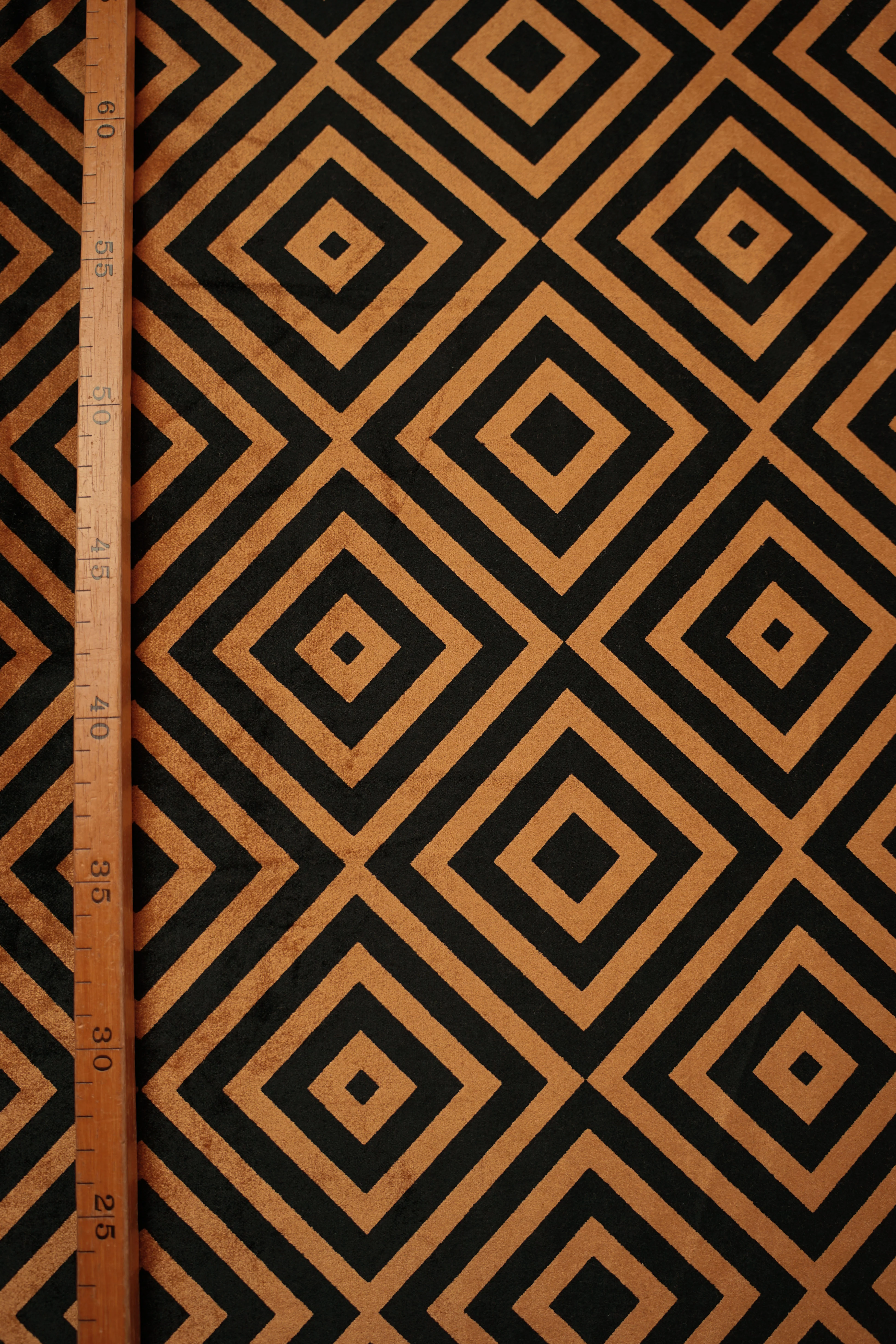 Deadstock - Velvet - Patterned - Diamond - DI5 - Image 4