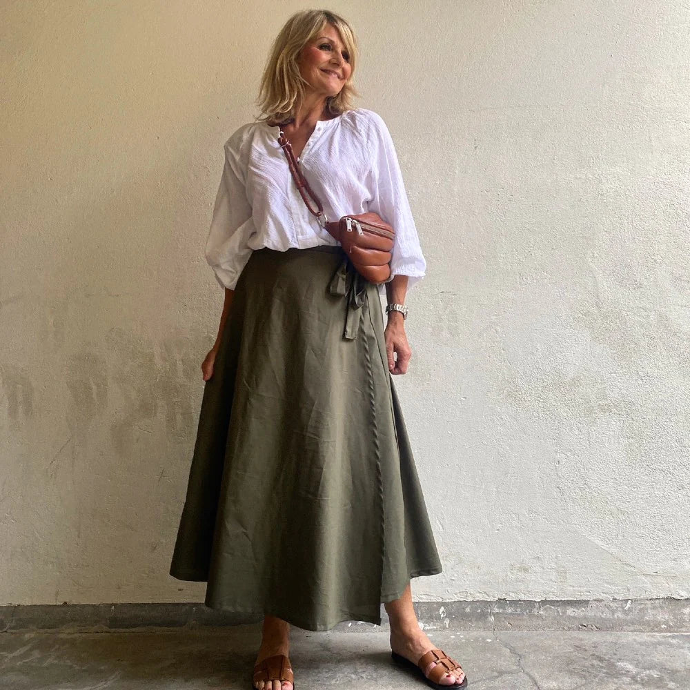 Hallin Sewing Pattern Wrap Dress, Blouse & Skirt Nanna - Image 6