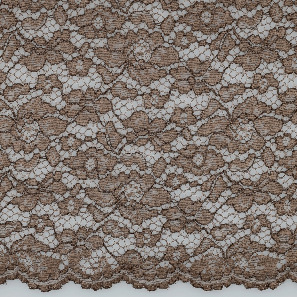 Lace - Heavy - Flowers - Brown - 030 - Image 4