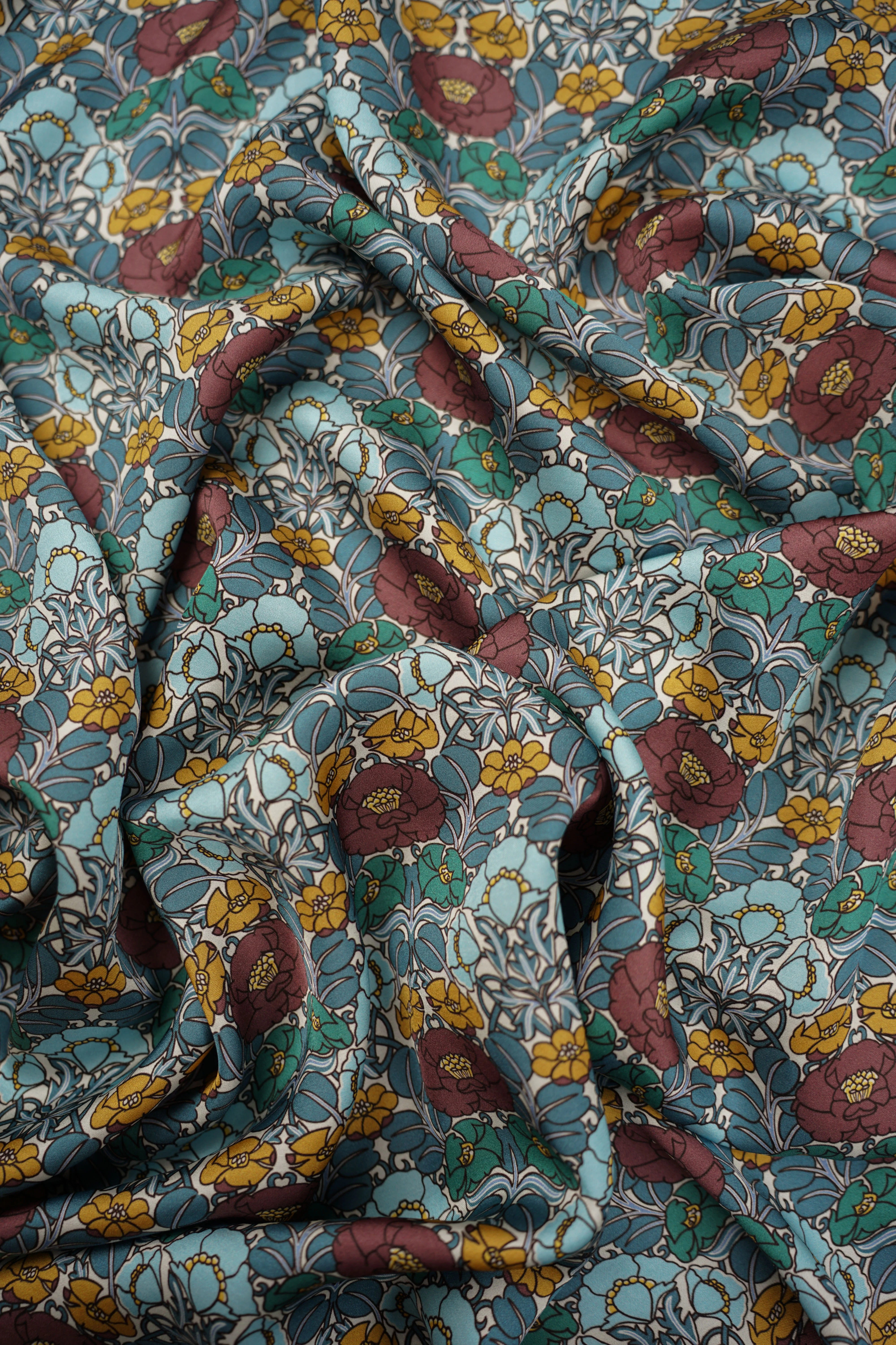 Liberty - Viscose - Satin - Jugendstil B - Image 2