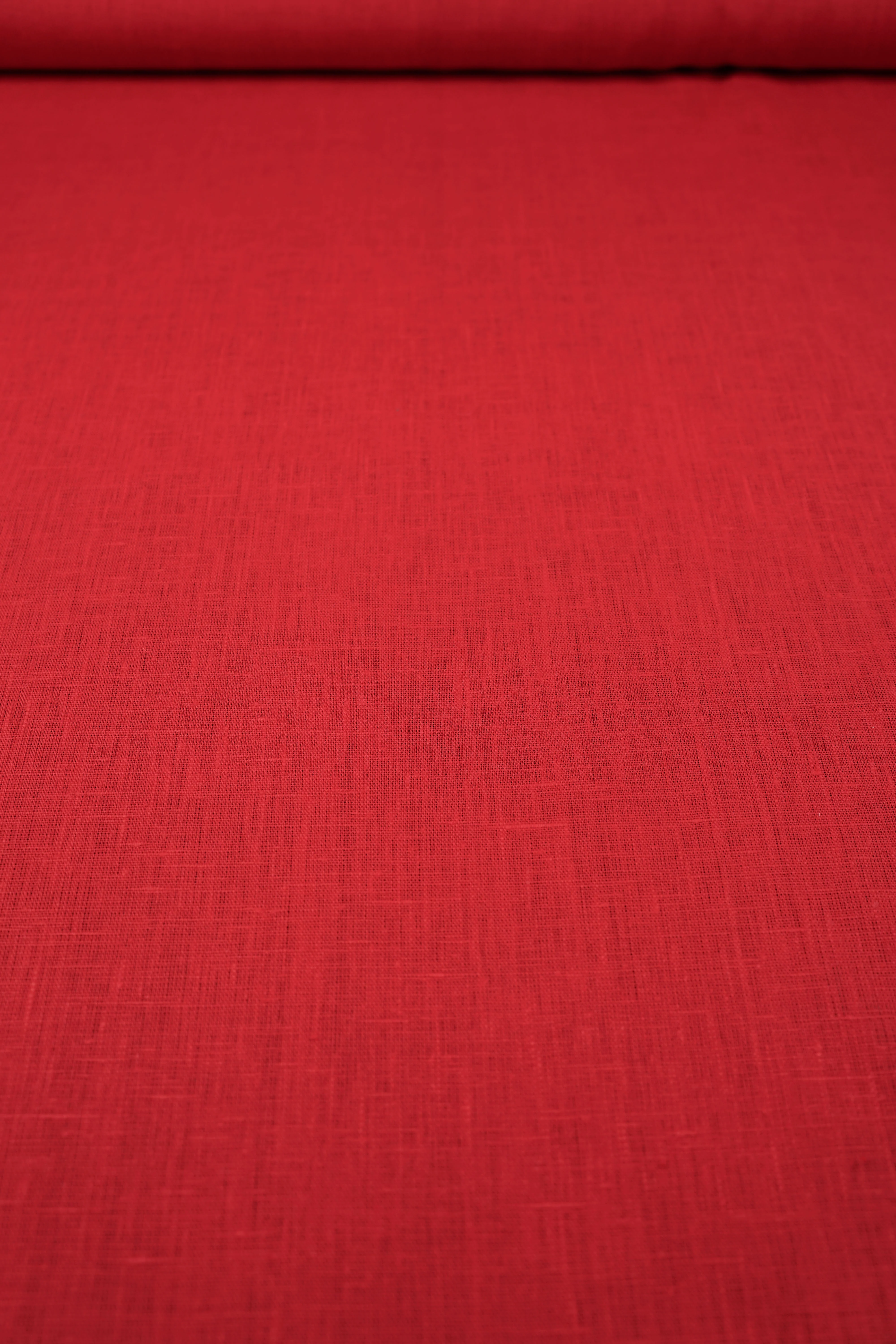 Linen fabric - Structure - Red - 0237 - Image 4