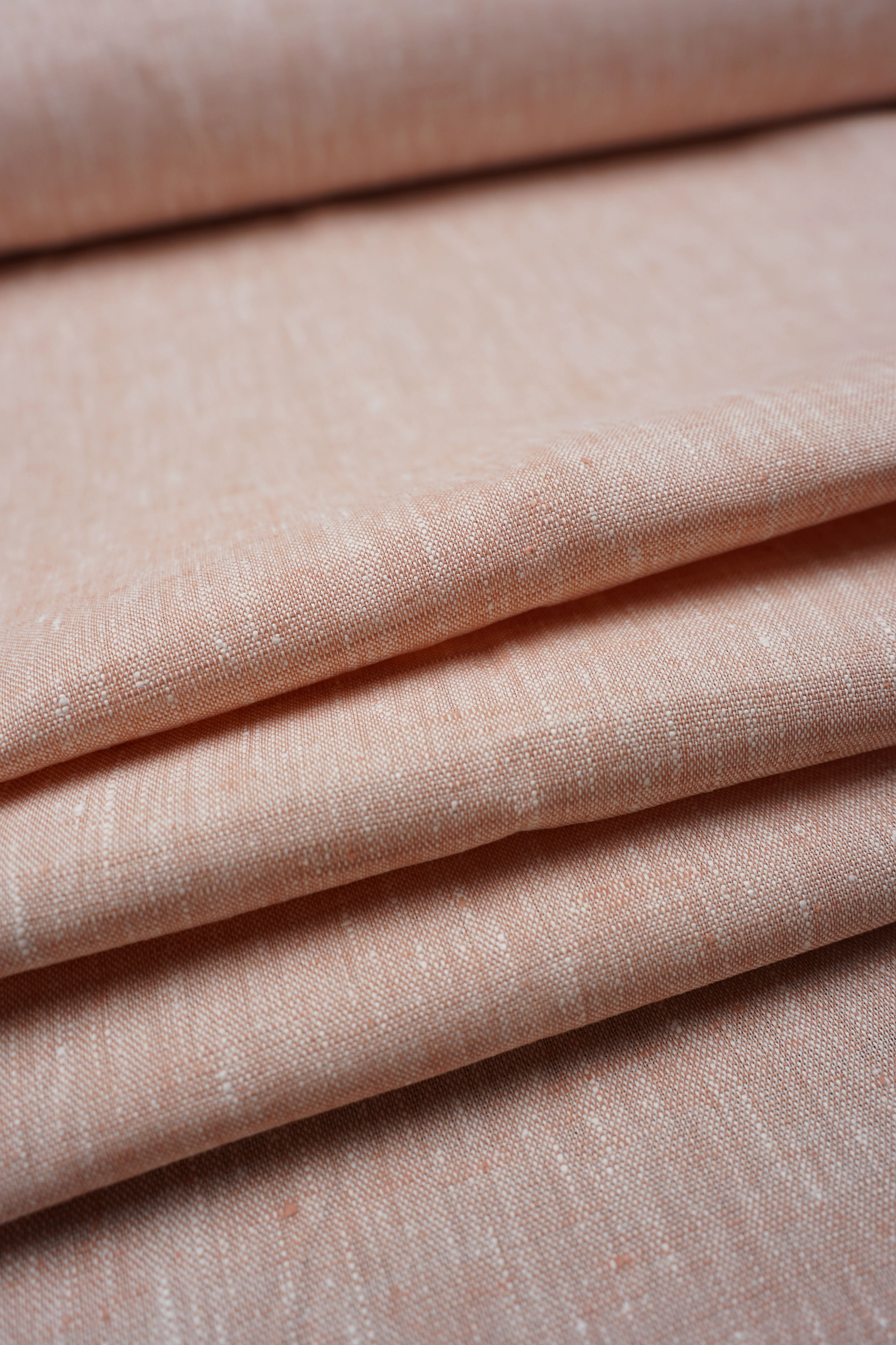 Linen fabric - texture - Old pink - Heathered - 19 - Image 2