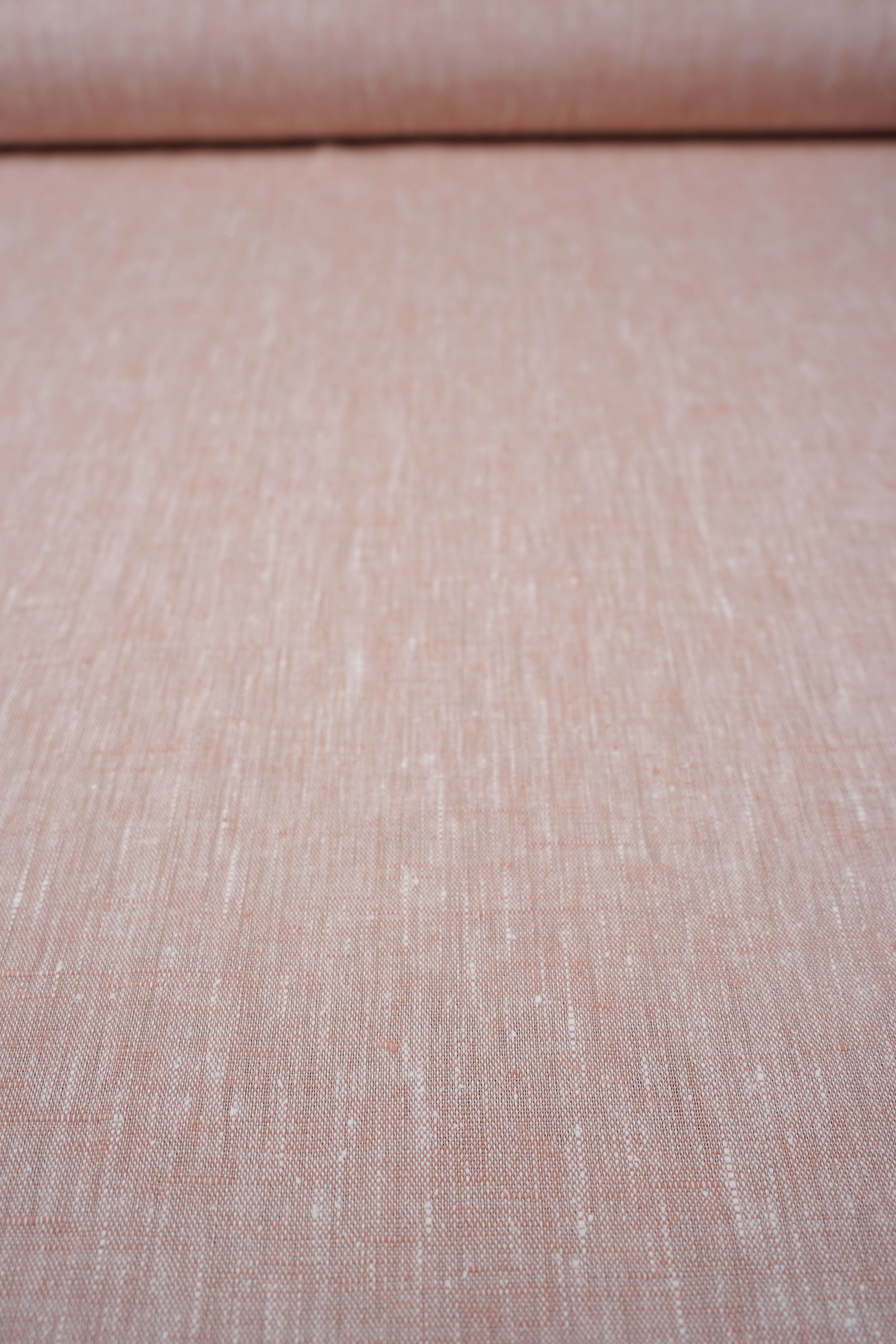 Linen fabric - texture - Old pink - Heathered - 19 - Image 4