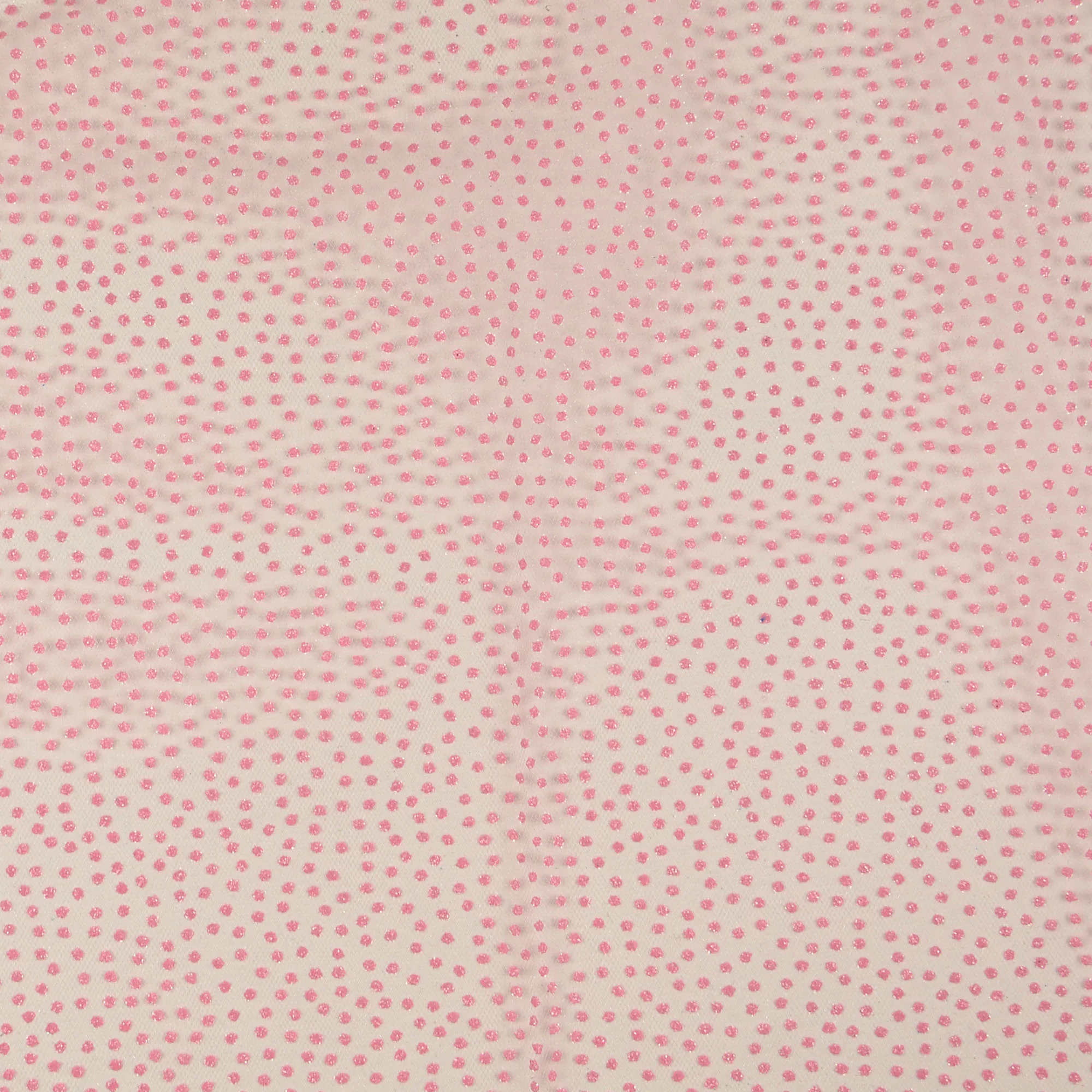 Mesh - Spotted - Glitter - Pink - 5017 - Image 2