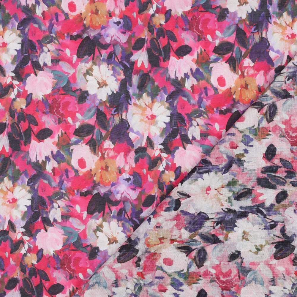 Nerida Hansen - Cotton - Voile - Fuchsia - 001 - Image 3