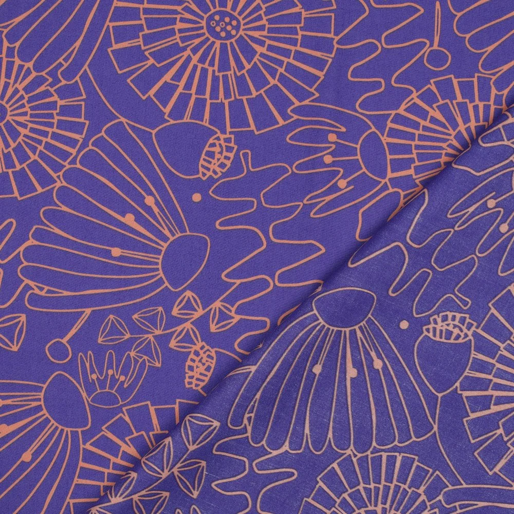 Nerida Hansen - Fine Poplin - Eden - Cotton - Purple - Image 4