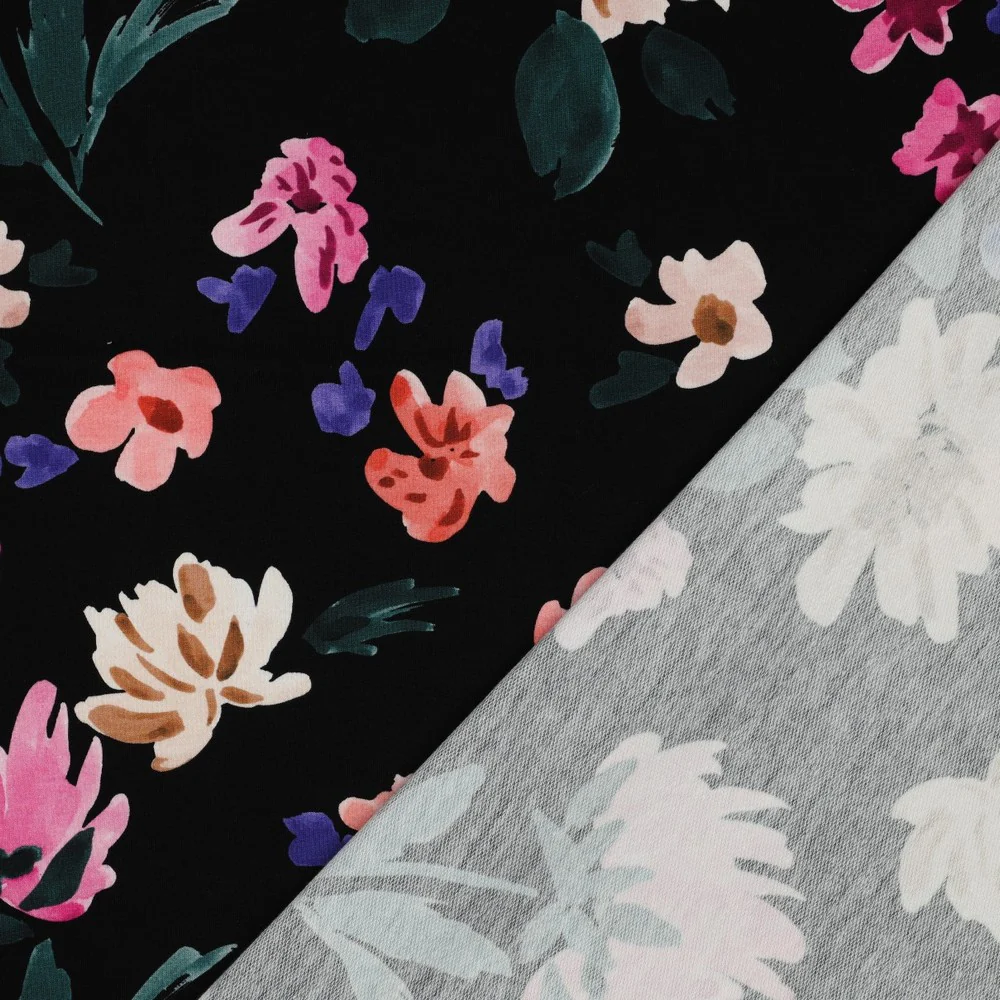 Nerida Hansen - French Terry - Colette - Cotton - Black - Image 4