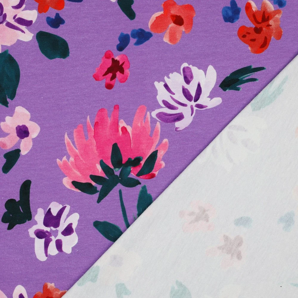 Nerida Hansen - French Terry - Colette - Cotton - Lavender - Image 4
