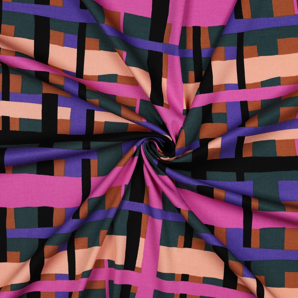 Nerida Hansen - Rosella Stretch - Line Layers - Viscose - Clay
