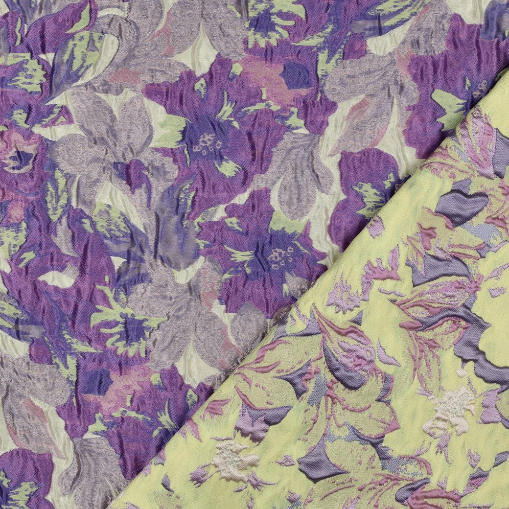 Patterned - Brocade - Floral - Purple - 28.001 - Image 4