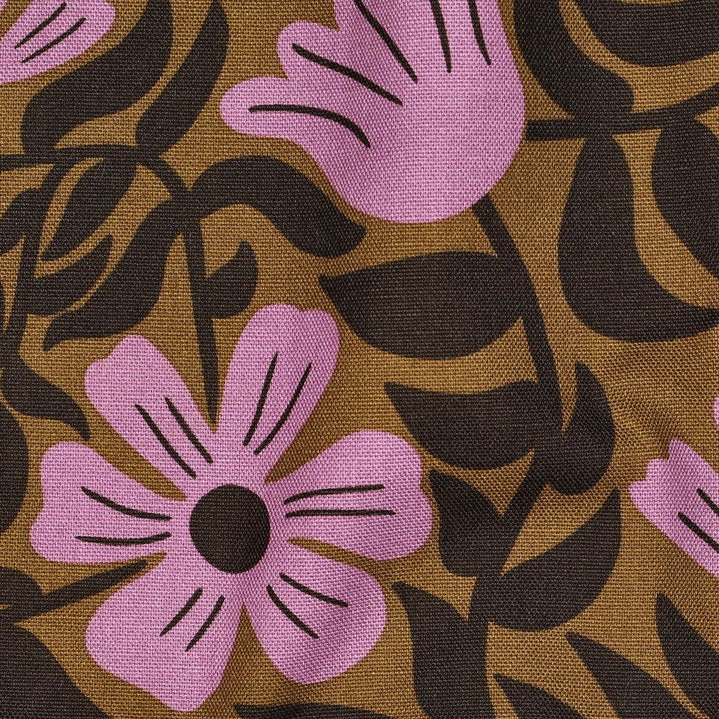 Patterned - Canvas - Cotton - Flowers - Green - 42.004 - Image 2