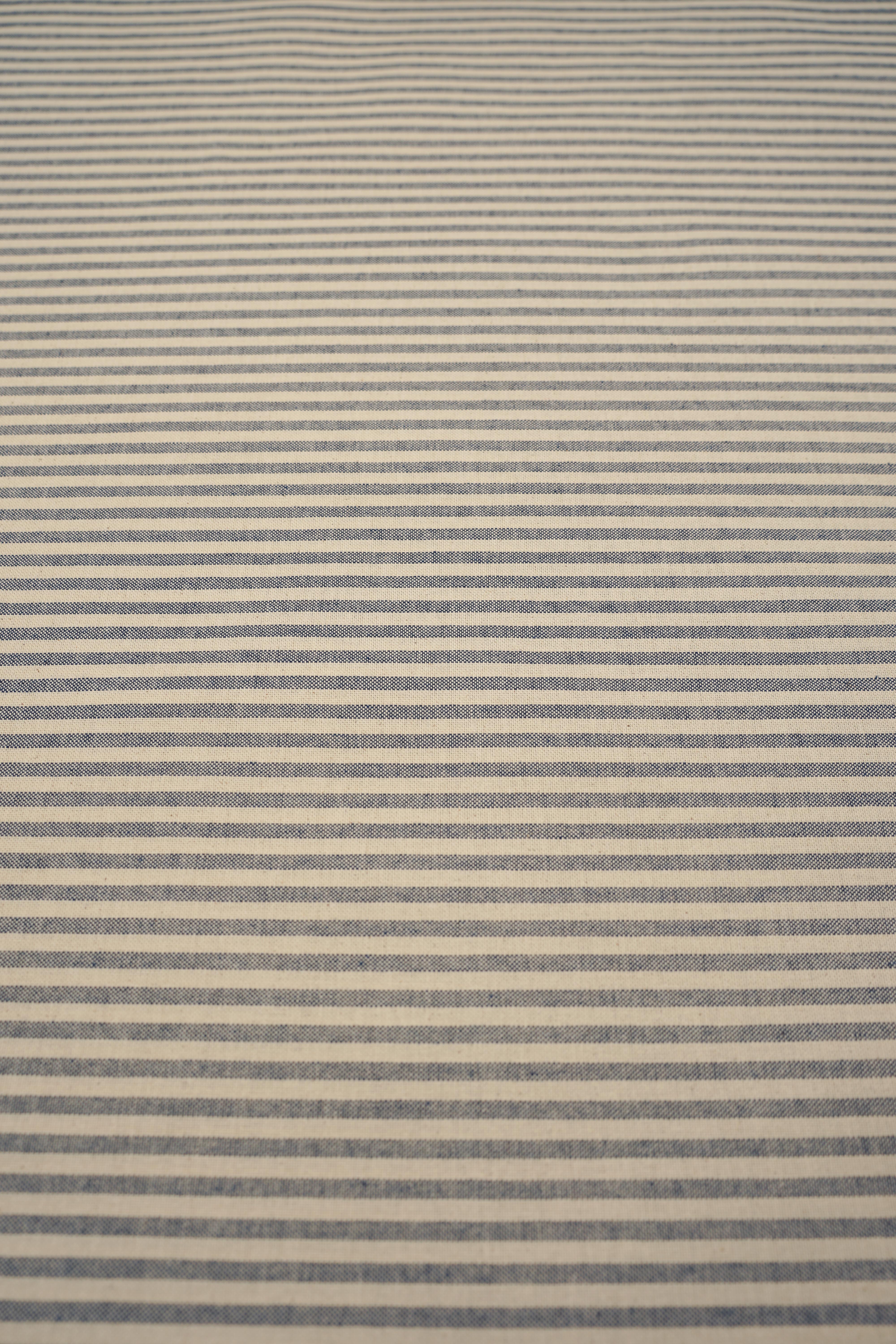 Patterned - Curtain - Furnishing - 280 cm wide - Striped - Blue, natural - Marino - Fg.8 - Image 3
