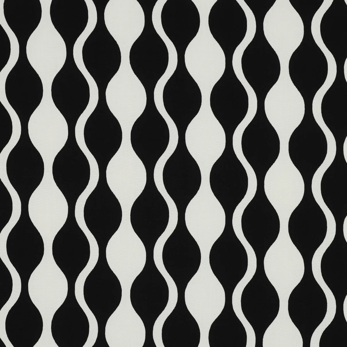 Patterned Viscose - Lenzing Ecovero - Abstract - Black, White - Image 2