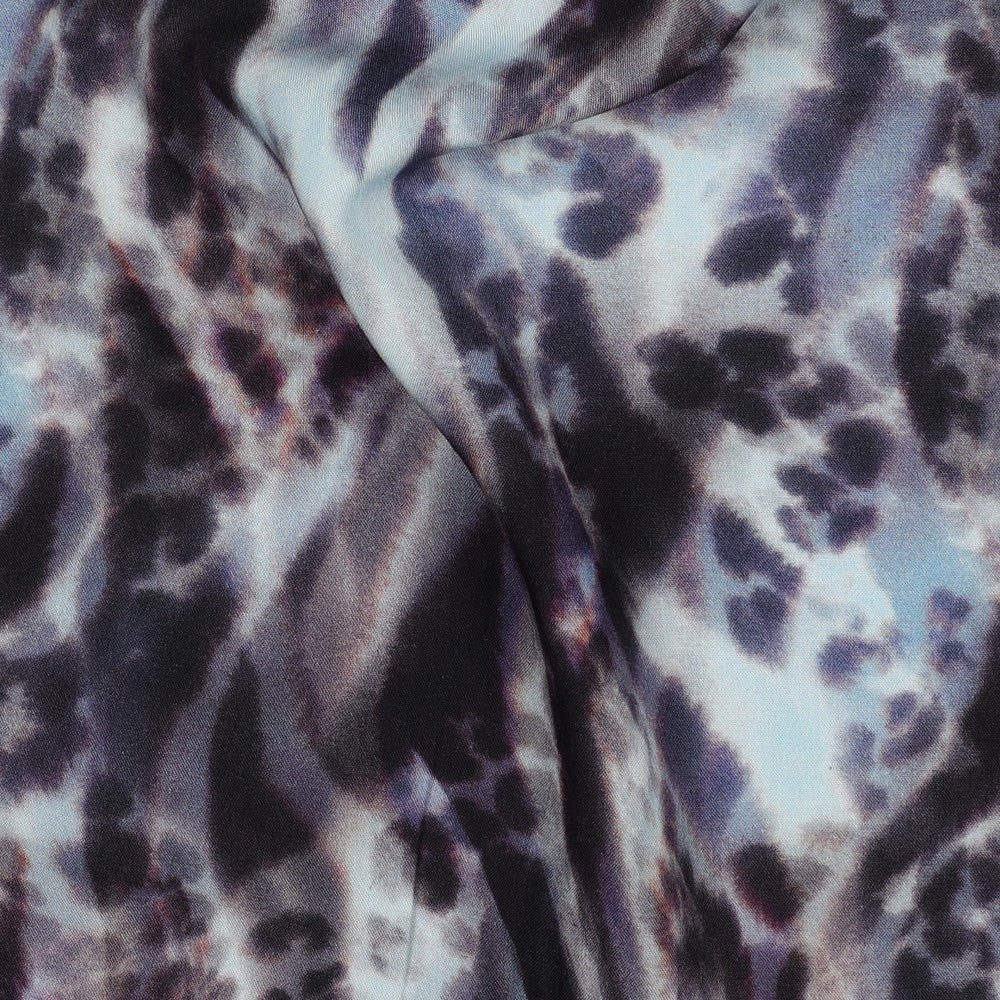Patterned Viscose - Lenzing Ecovero - Animal Skin - Jeans - Image 2