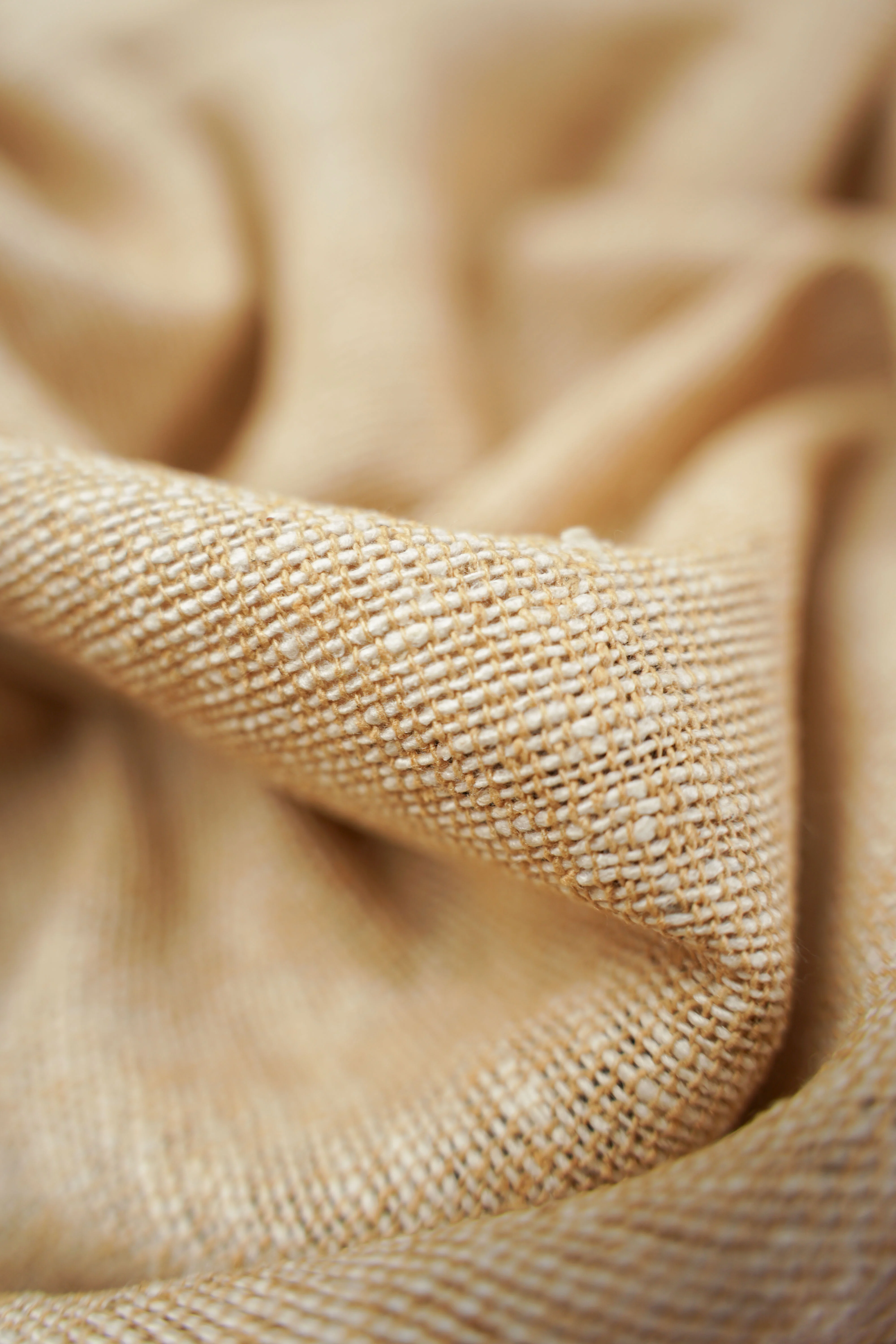 Raw silk - Unbleached - Natural - Rustic - 13413.28 - Image 3