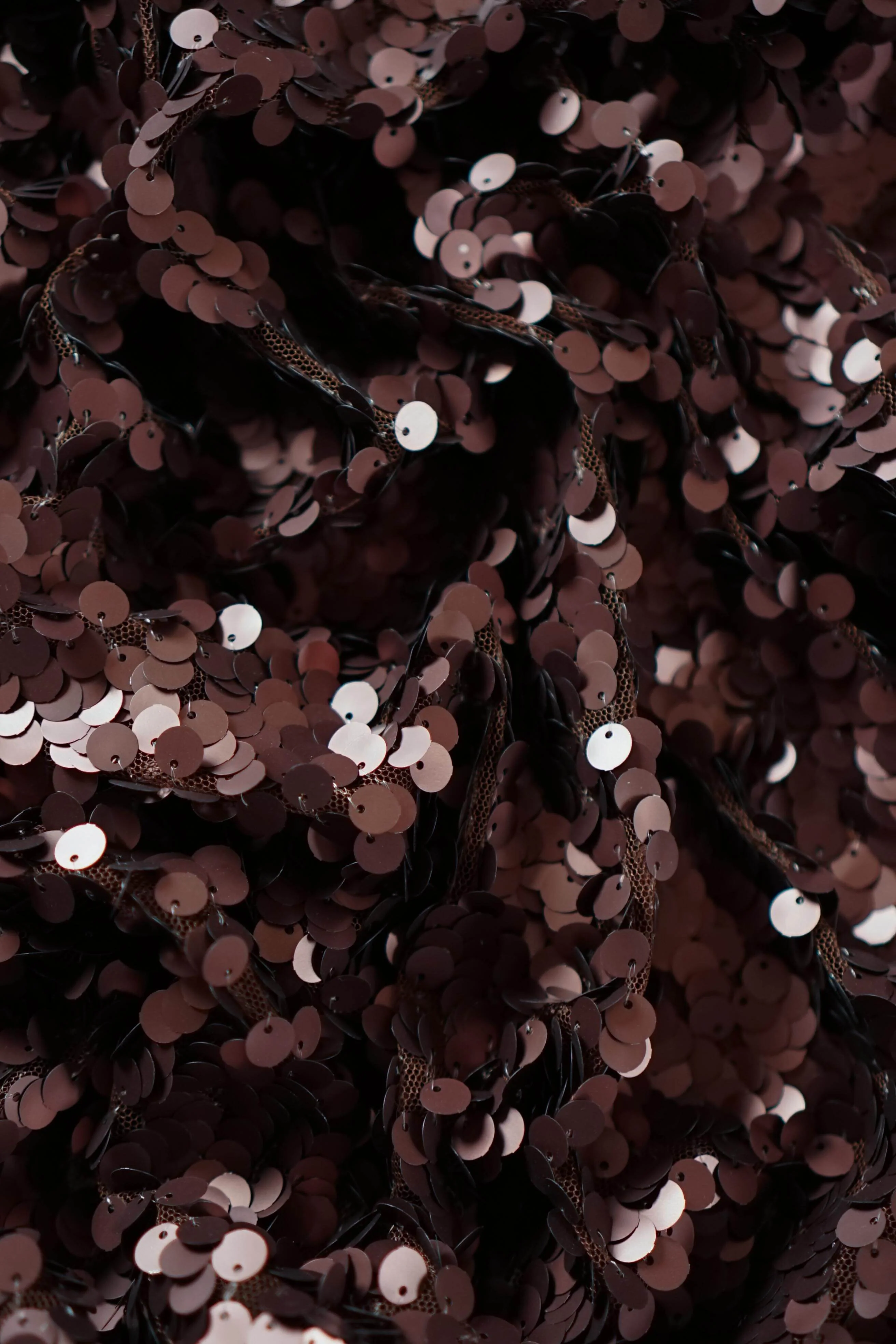 Sequins - Large - Brown, Matte finish - Image 3
