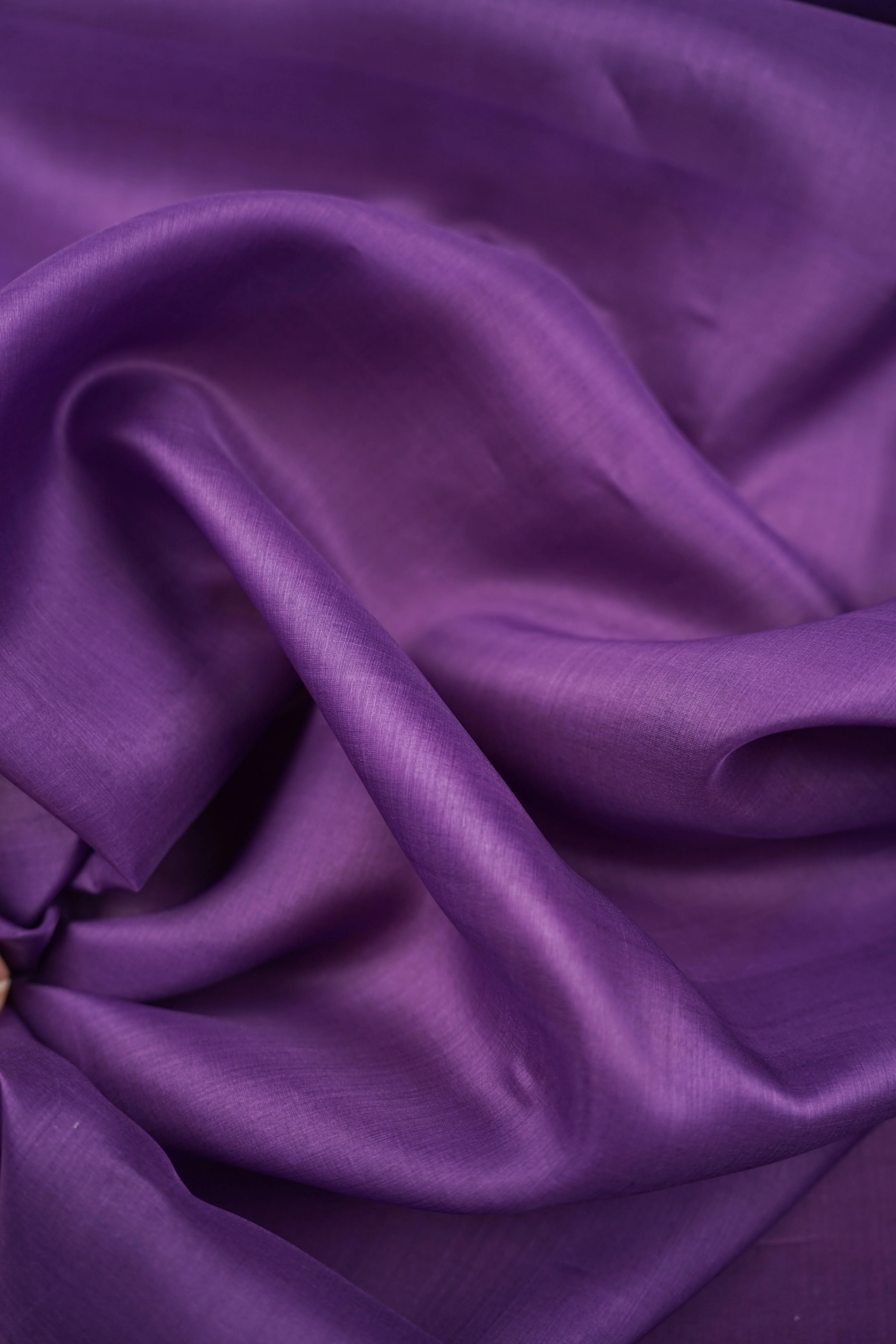 Silk - Organza - Fine thread - Northern lights - Purple