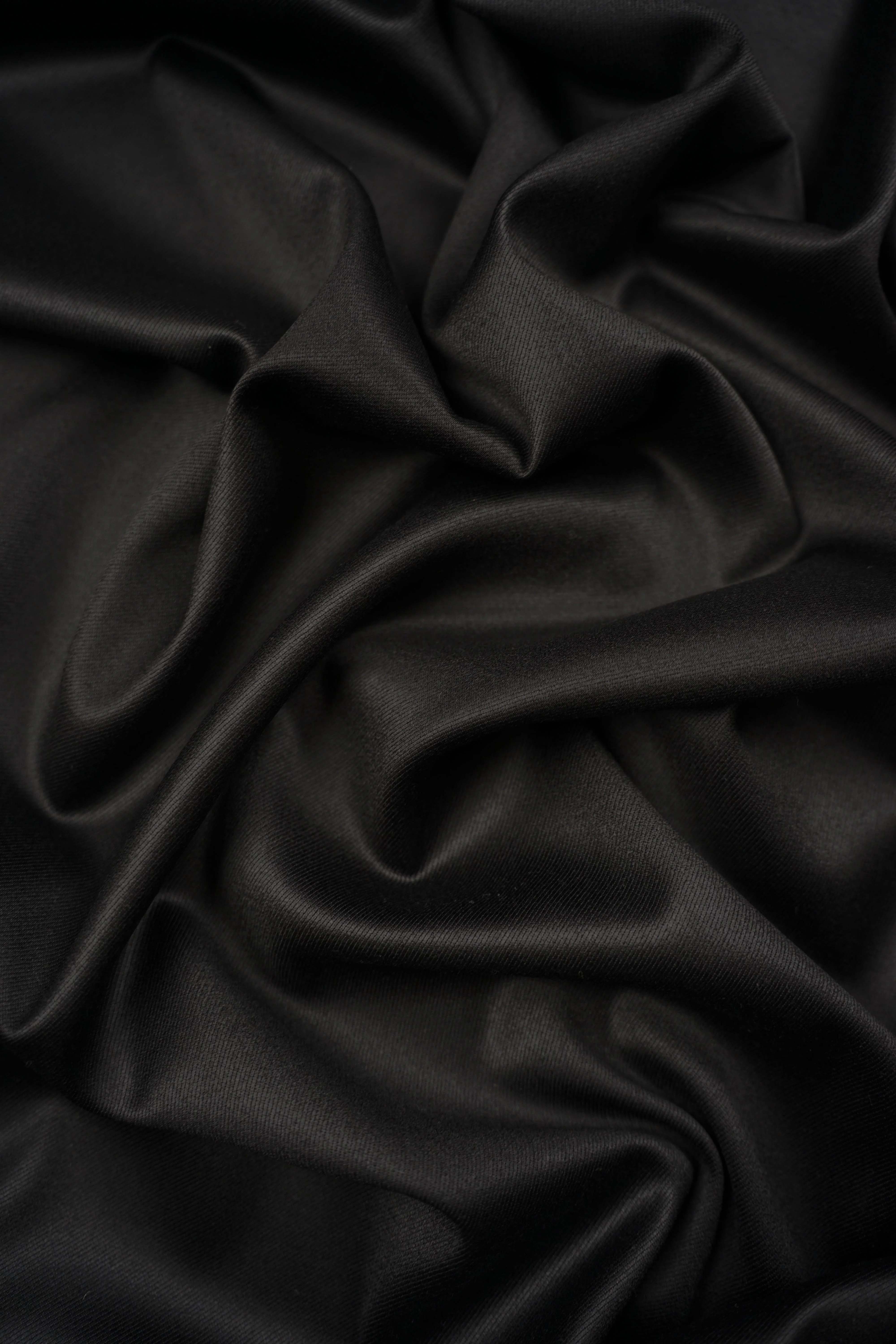 Suit wool - Italy - Luxury - Charmelaine - Twill - Black - BLK - Image 3