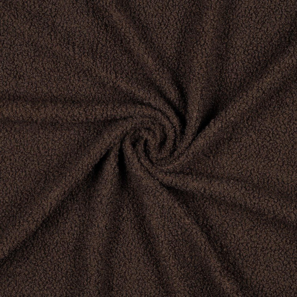 Teddy - Faux fur - Polyester - Dark Brown - 015 - Image 2