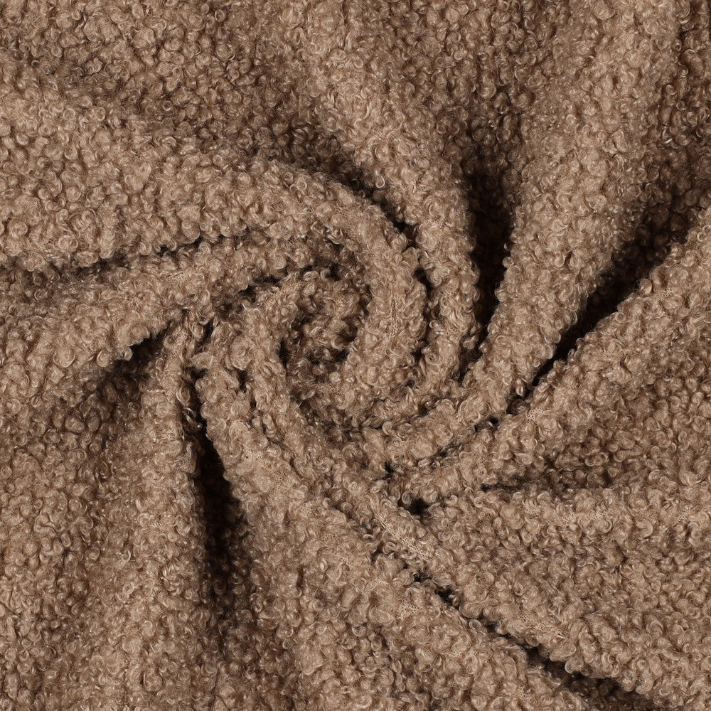 Teddy - Faux Fur - Polyester - Soft Taupe - 014