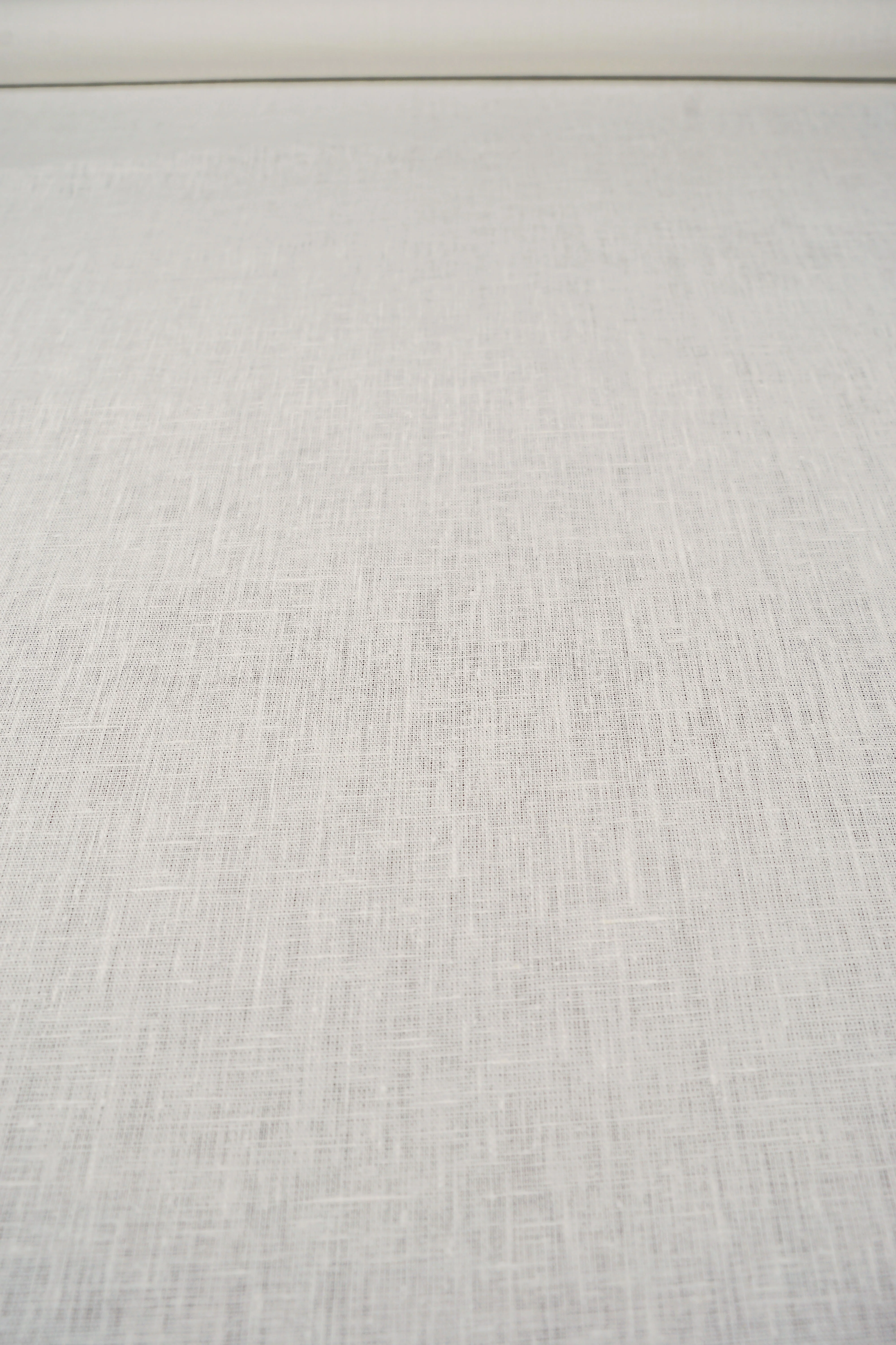 Textured linen fabric - Off-white - 0000 - Image 4