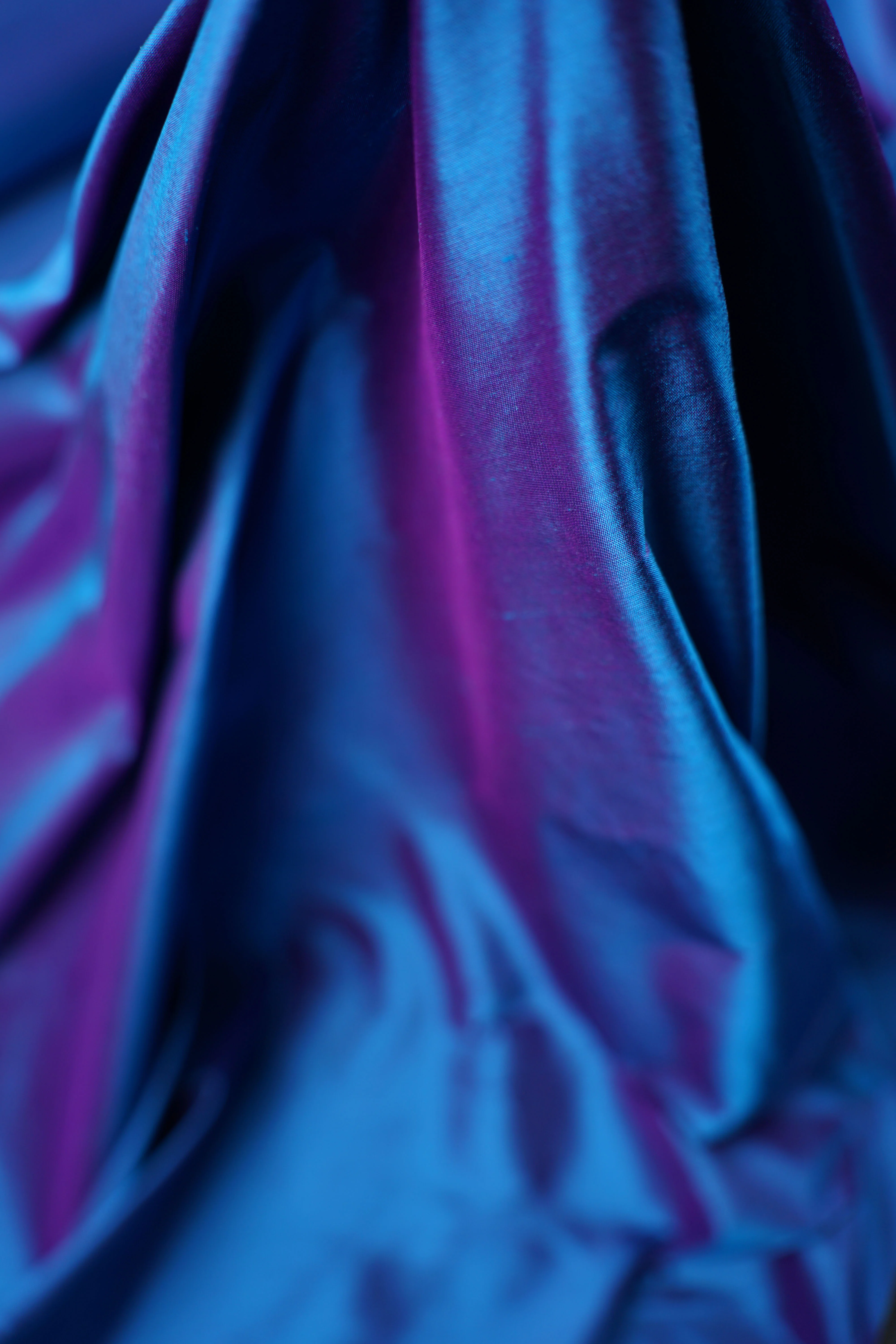 Thai Silk - Crispy - Nebula - Blue, Purple - 5222 - Image 3