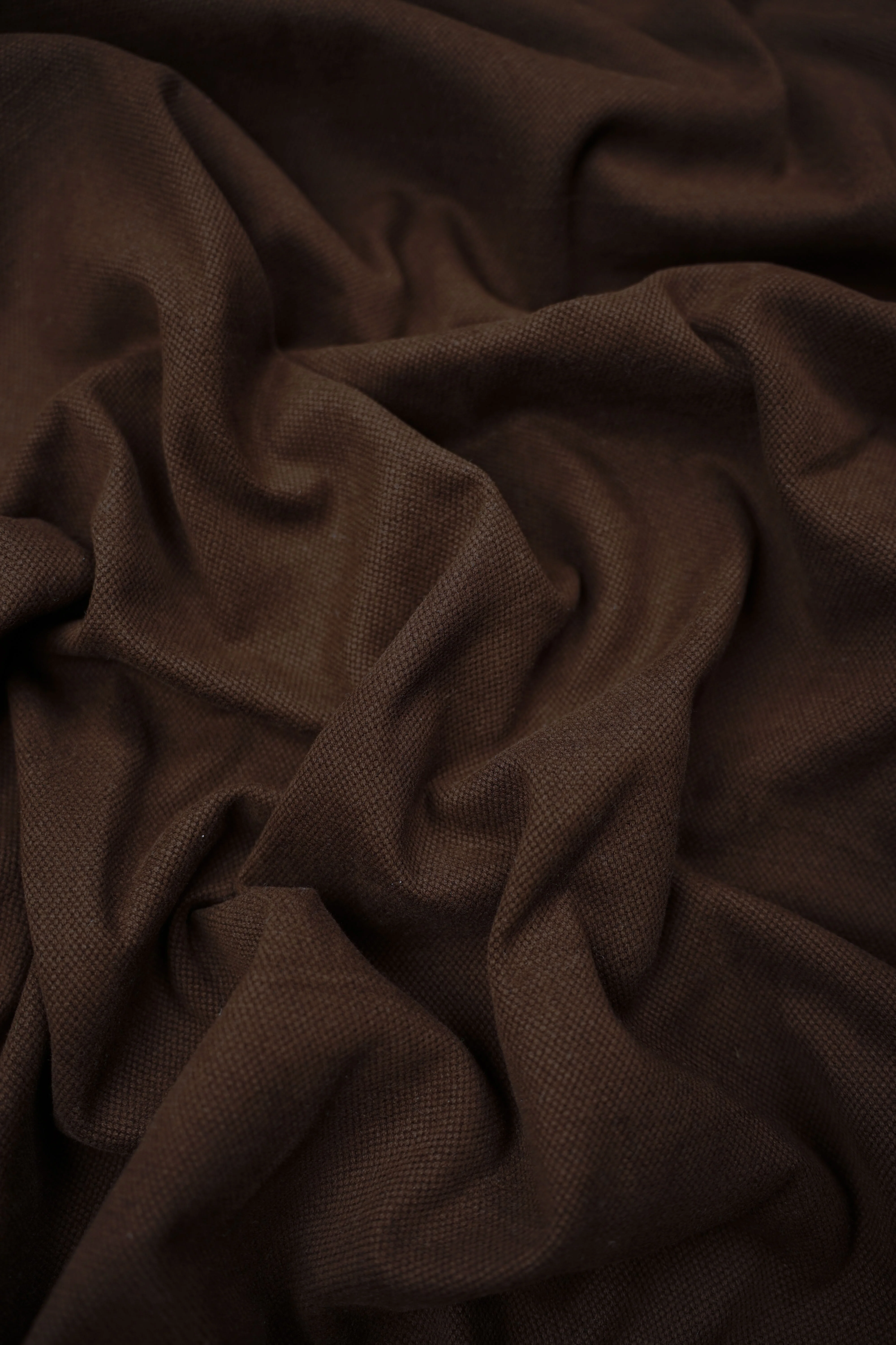 Upholstery fabric - Colin - Plain - Linen, Cotton - MD 29,000 - Brown - fg16