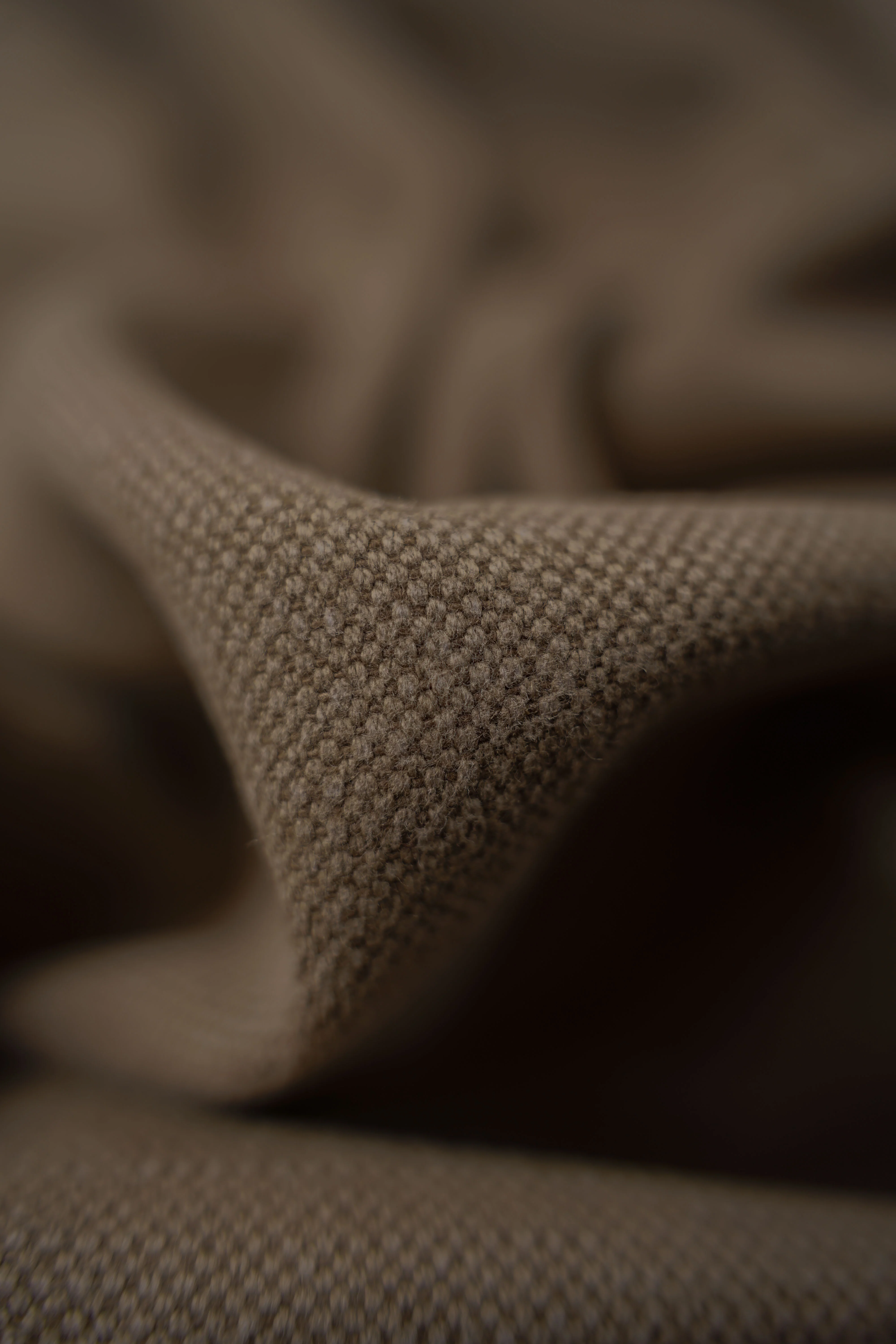 Upholstery fabric - Colin - Plain - Linen, Cotton - MD 29,000 - Light brown - fg11 - Image 3