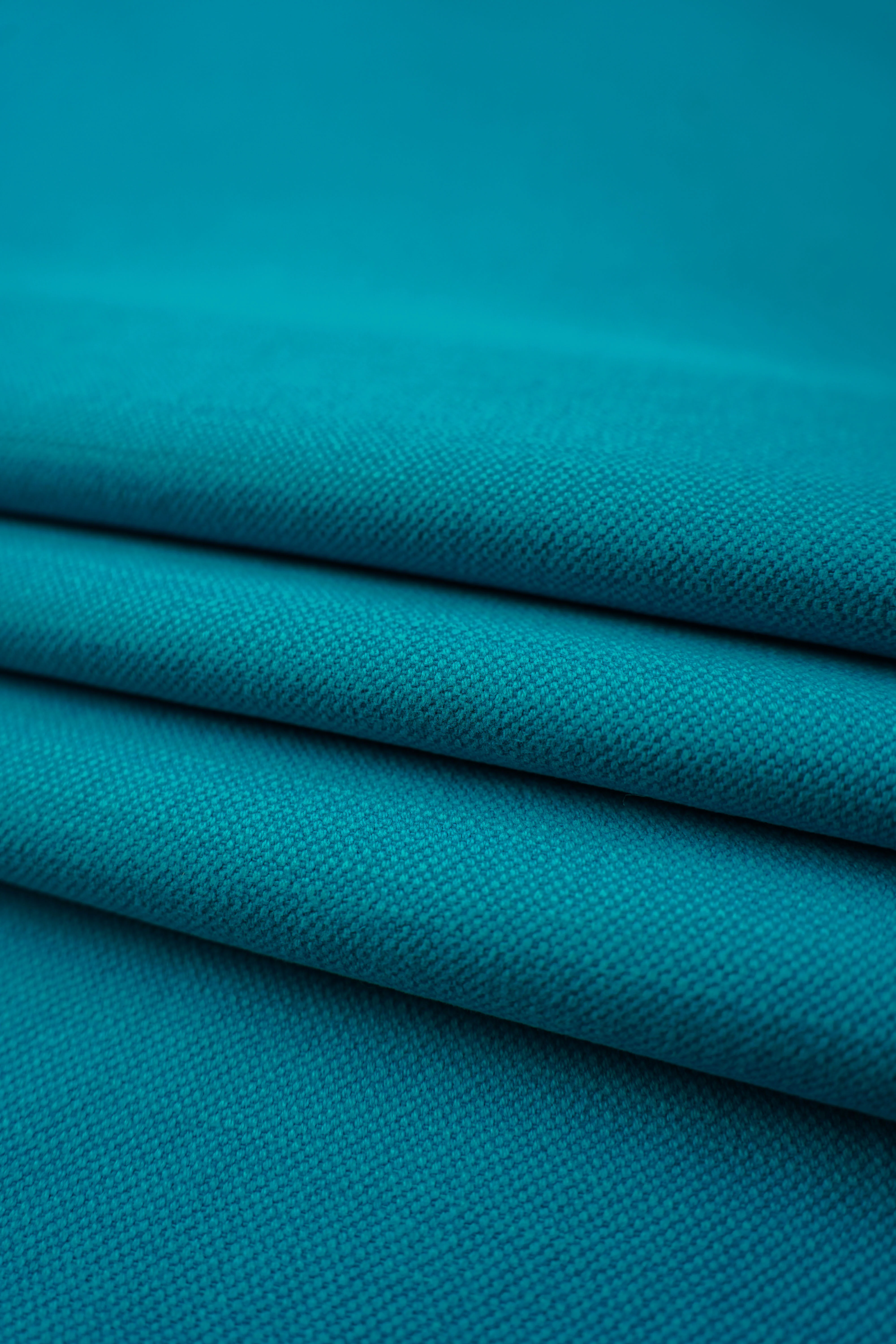 Upholstery fabric - Colin - Plain - Linen, Cotton - MD 29 000 - Turquoise - fg28 - Image 2