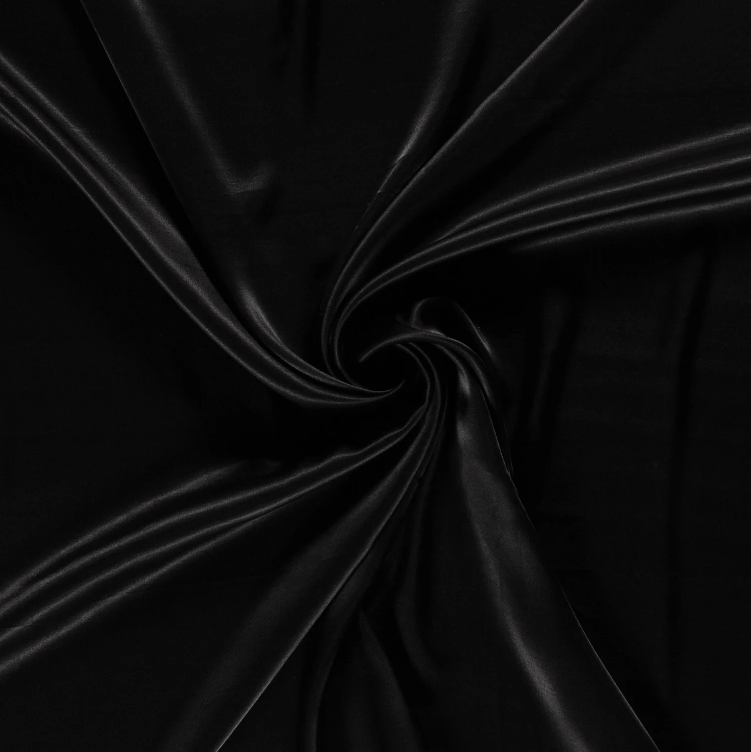 Viscose - Satin - Beautiful fall - Luster - Black - 069 - Image 3