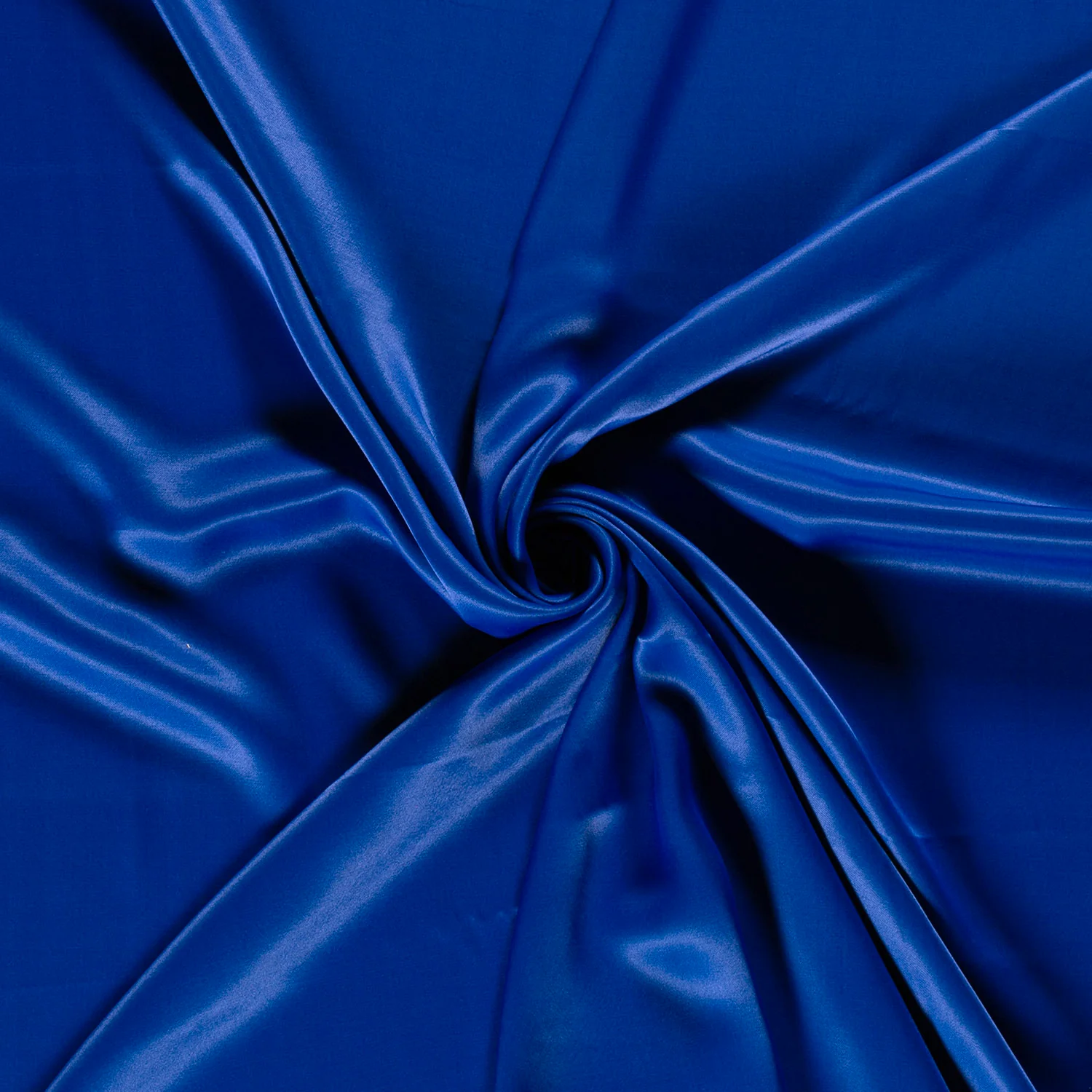 Viscose - Satin - Beautiful fall - Luster - Cobalt - 005 - Image 3