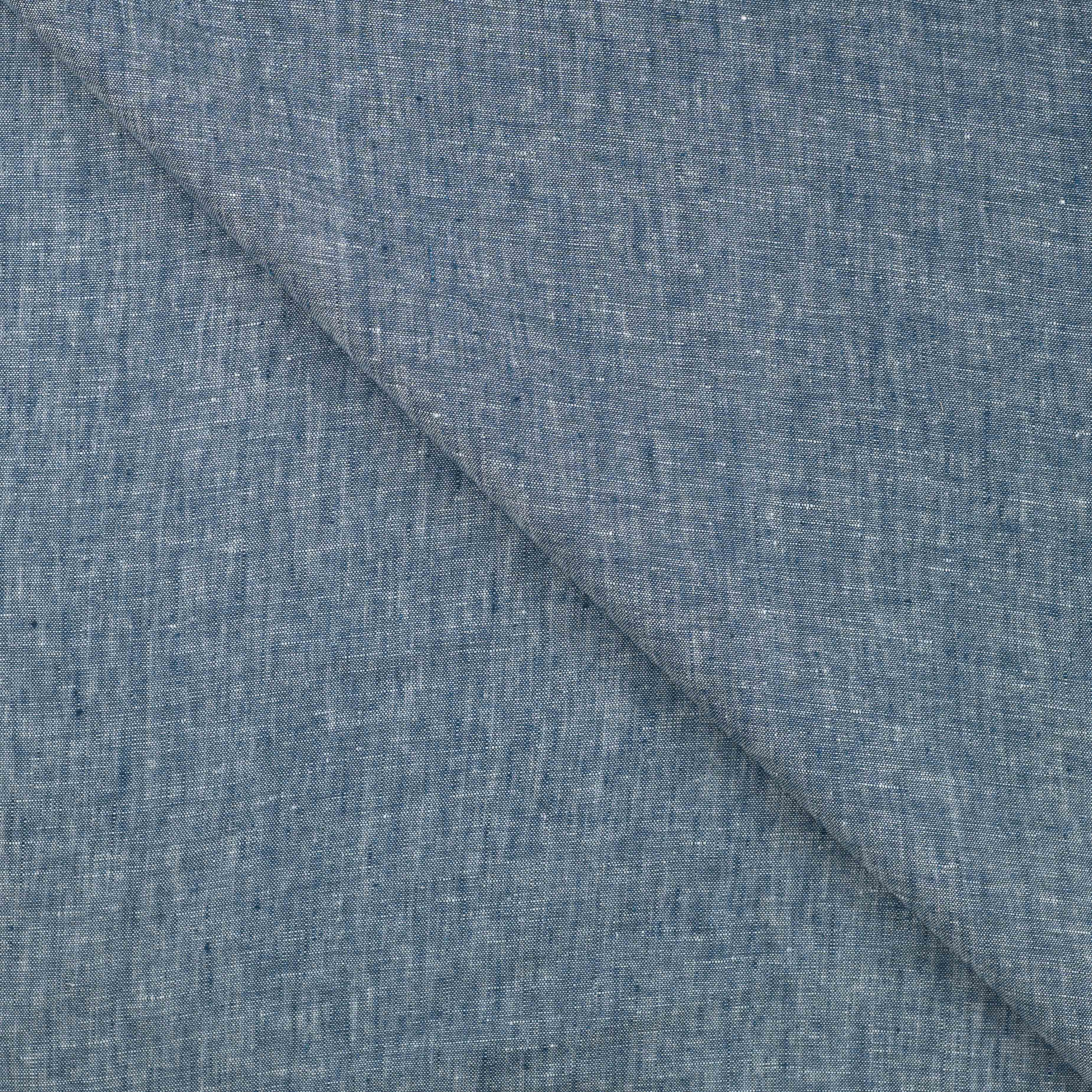 Yarn-dyed Linen - Navy melange - 108 - Image 2